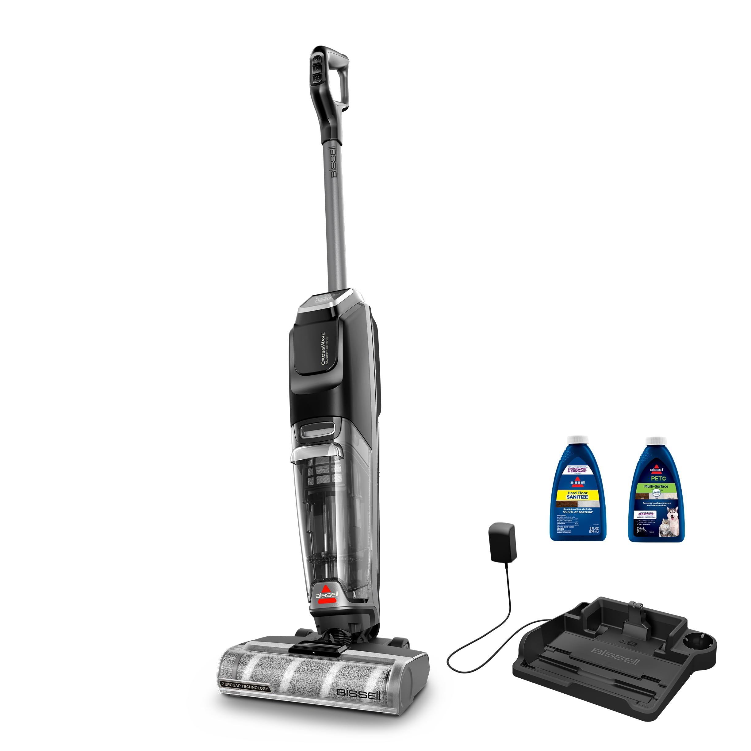 Bissell Crosswave Omniforce Cordless Multi Surface Hard Floor Cleaner Wet Dry Vacuum With Zero Gap Edge Technology, 3930F