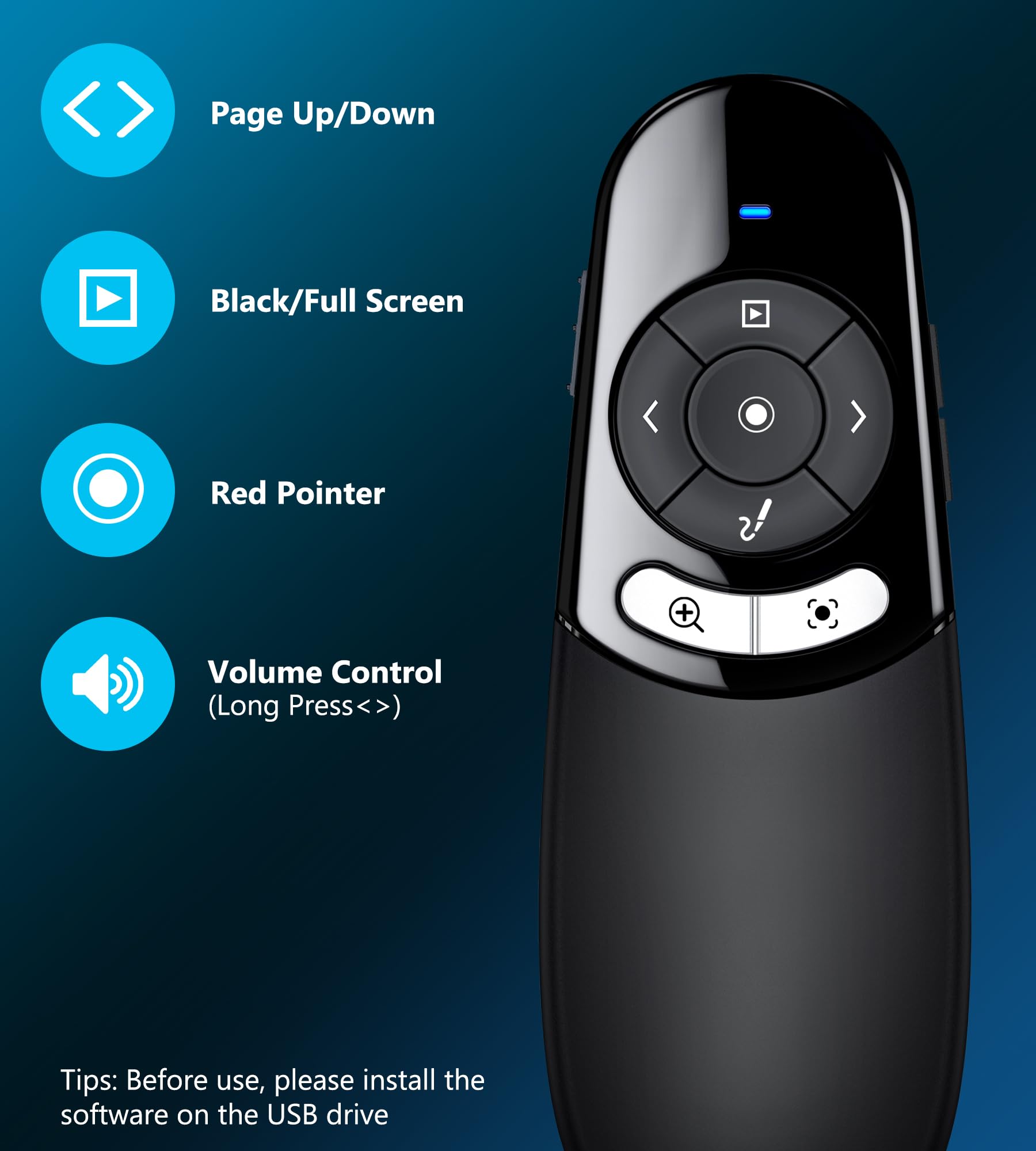 Presentation Clicker Amazon Presentation Clicker for TV LED LCD Screen Digital Presentation Clicker ...