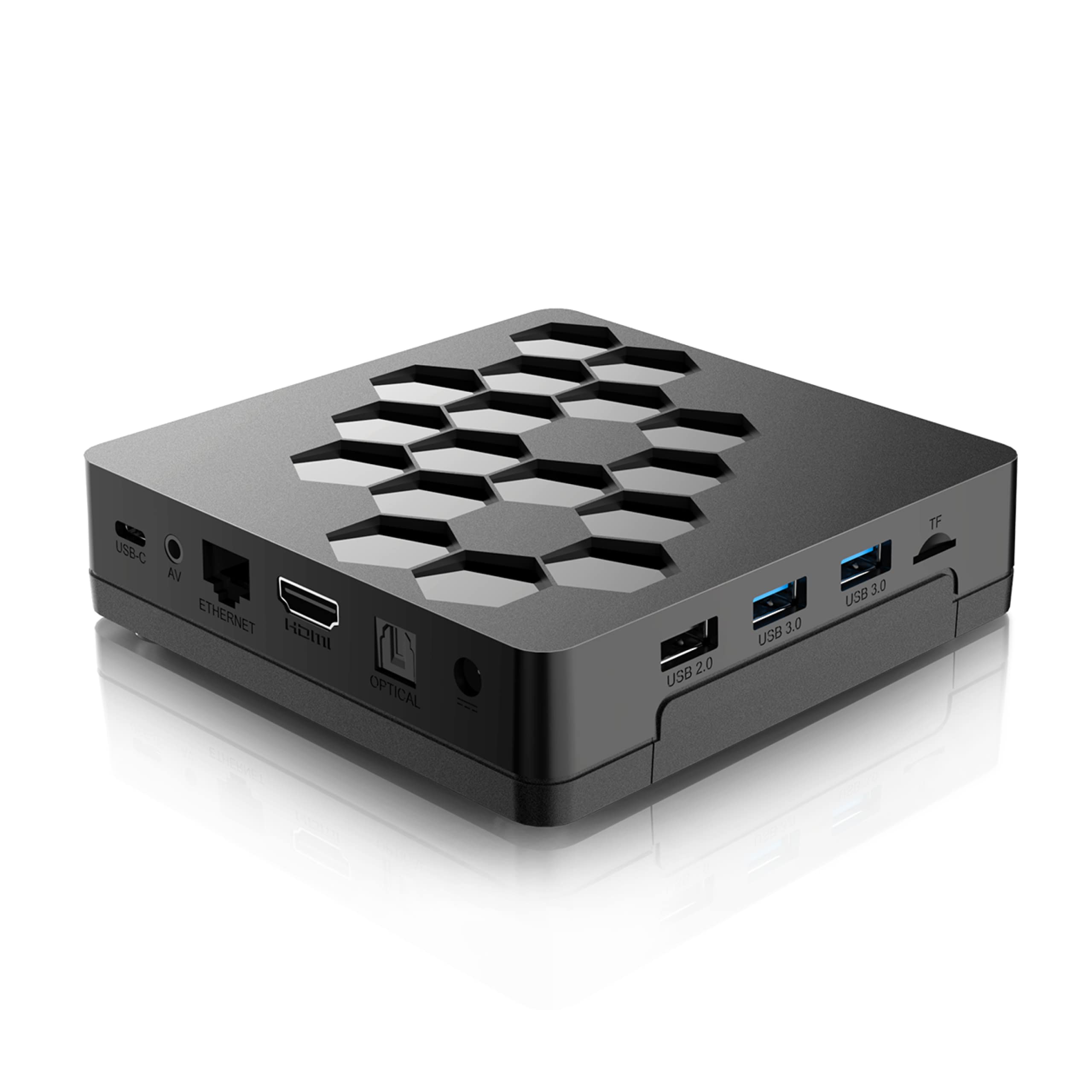 Buzztv U5 2023 Android 11 Tv Box, S905X4 Quad Core 64 Bit Cortex A55 Processor, 4Gb Ddr Ram, 128Gb Emmc Storage, 4K Uhd Streaming, 6Th Generation Wireless Ax