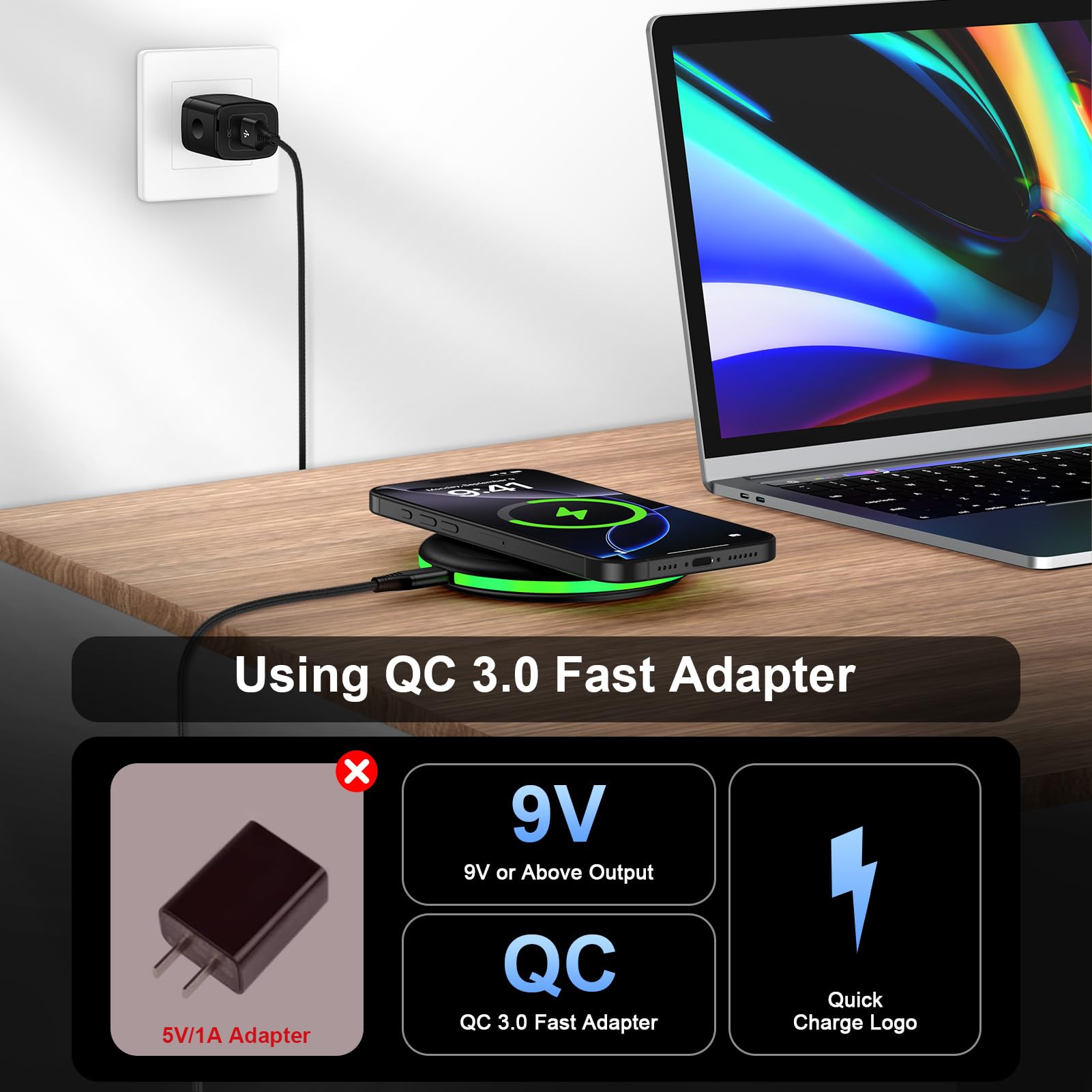 Wireless Charger Samsung Fast Charging Pad Wireless Phone Charger For Android Charging Station Mat Compatible Galaxy S25 Ultra S