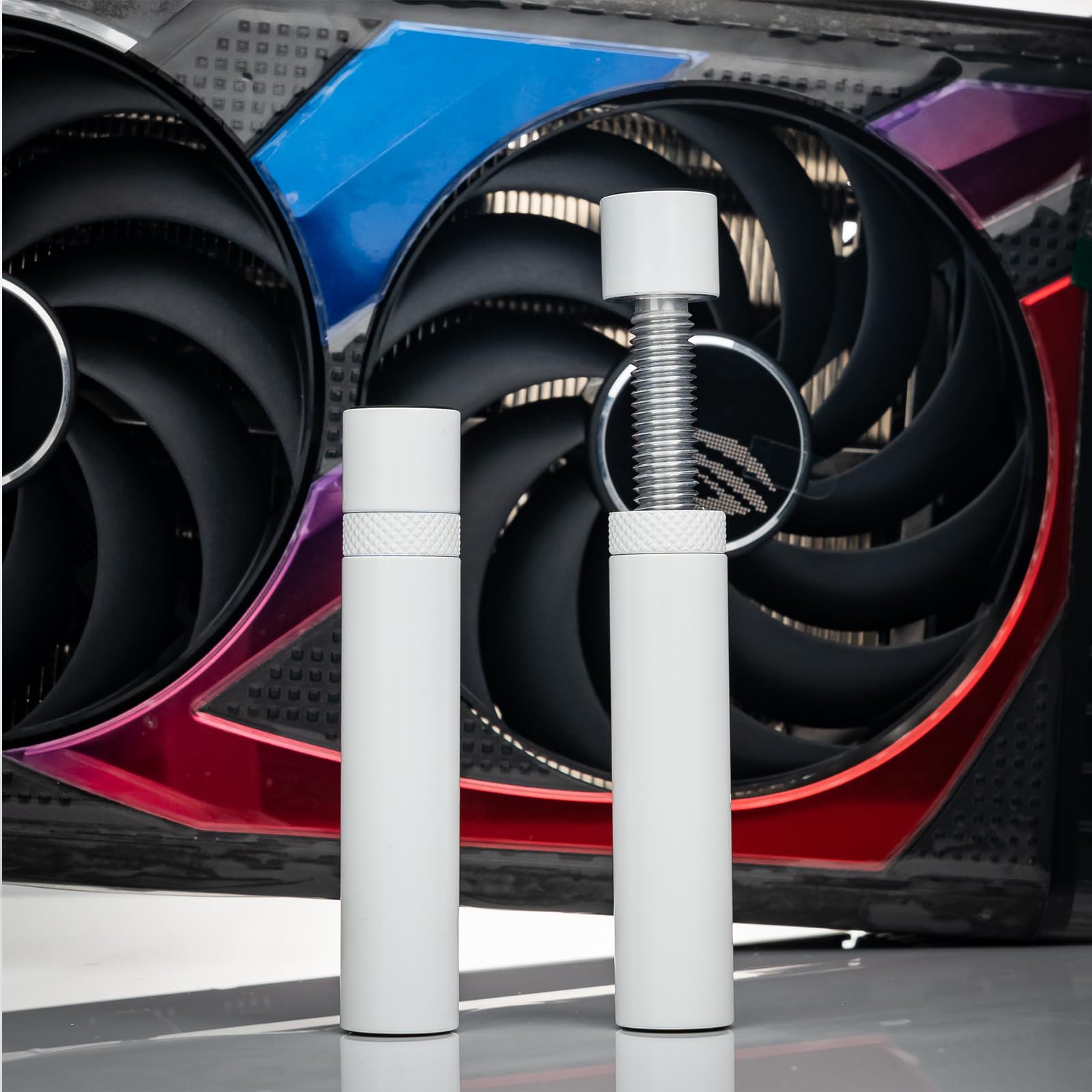 Uyubao Gpu Support Bracket, Gpu Anti Sag Bracket, Graphics Card Gpu Brace Support, Video Card Sag Holder Bracket, Gpu Stand,Whit