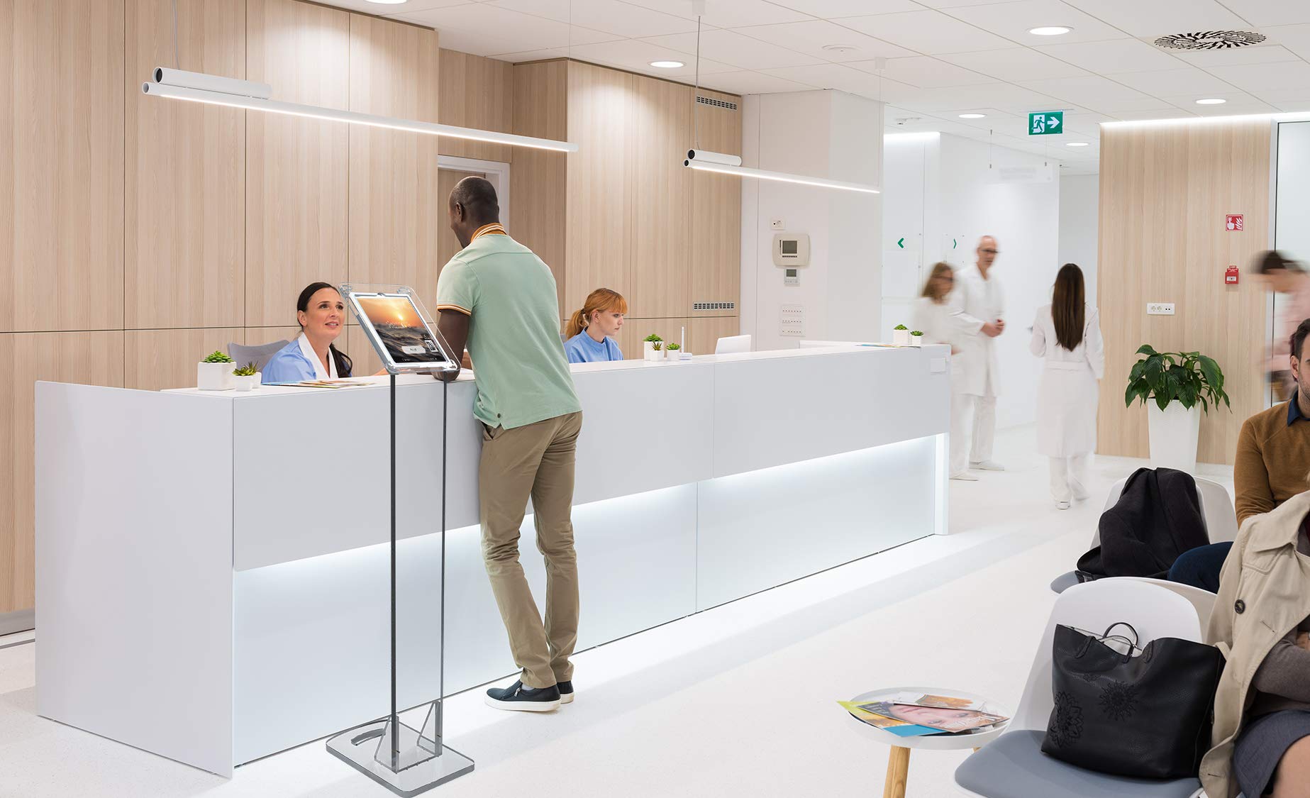 Premium Security Translucent Acrylic Stand