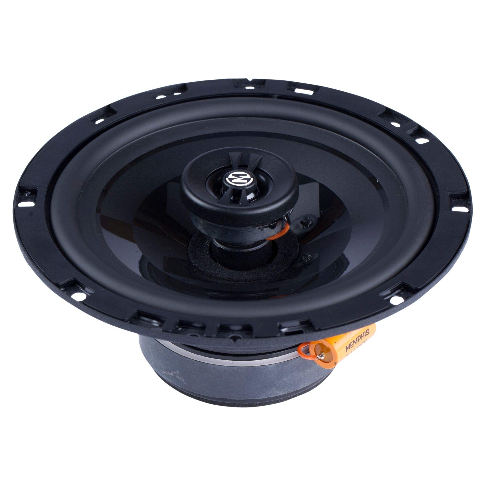 Memphis Audio Prx60 Power Reference Series 6.5 Oversize 2-Way Coaxial Speakers With Swivel Tweeters - Pair