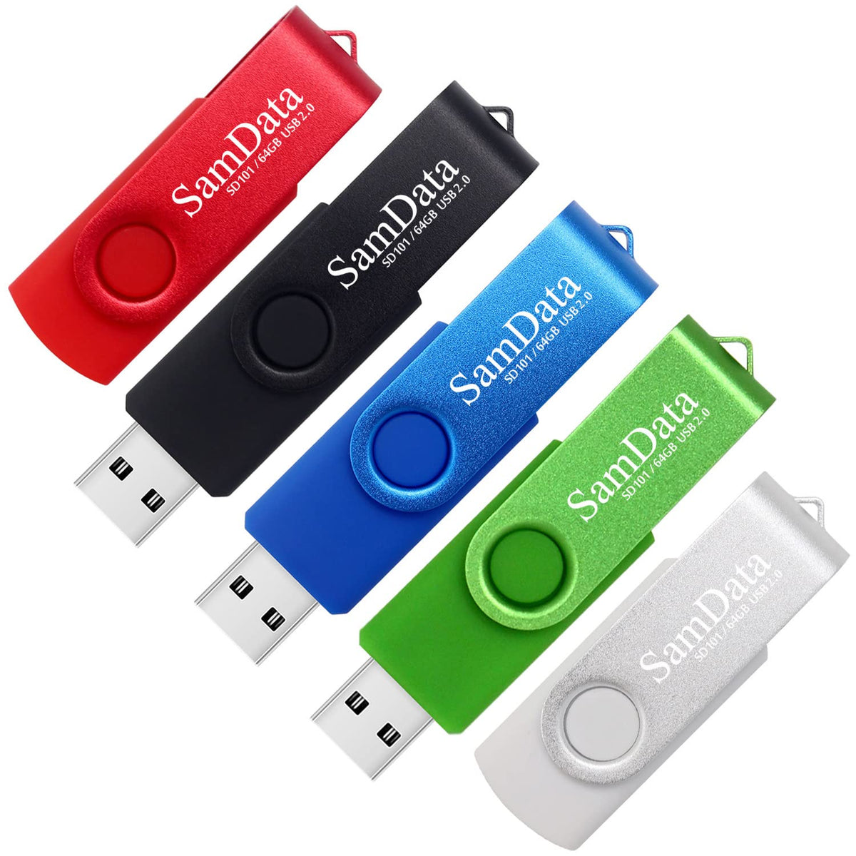 Sam Data Usb Samdata 64Gb Usb Flash Drives 5 Pack 64Gb Thumb Drives Memory Stick Ju ...