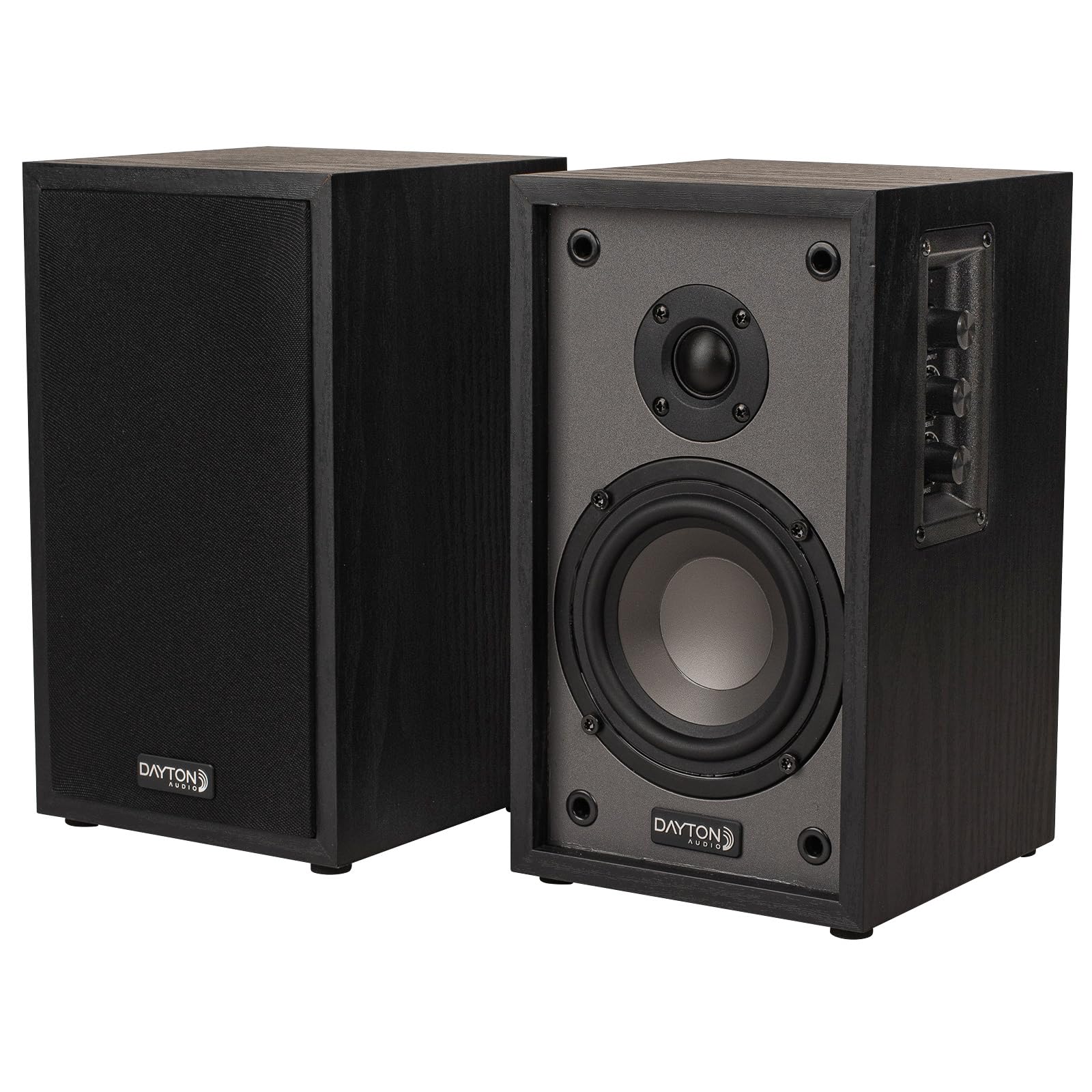 Dayton Audio Classic B40A Bluetooth 5.0 Bookshelf Speakers, 40W RMS, 4 Woofer & 1 Tweeter, RCA Input for Music, TV & Computers -