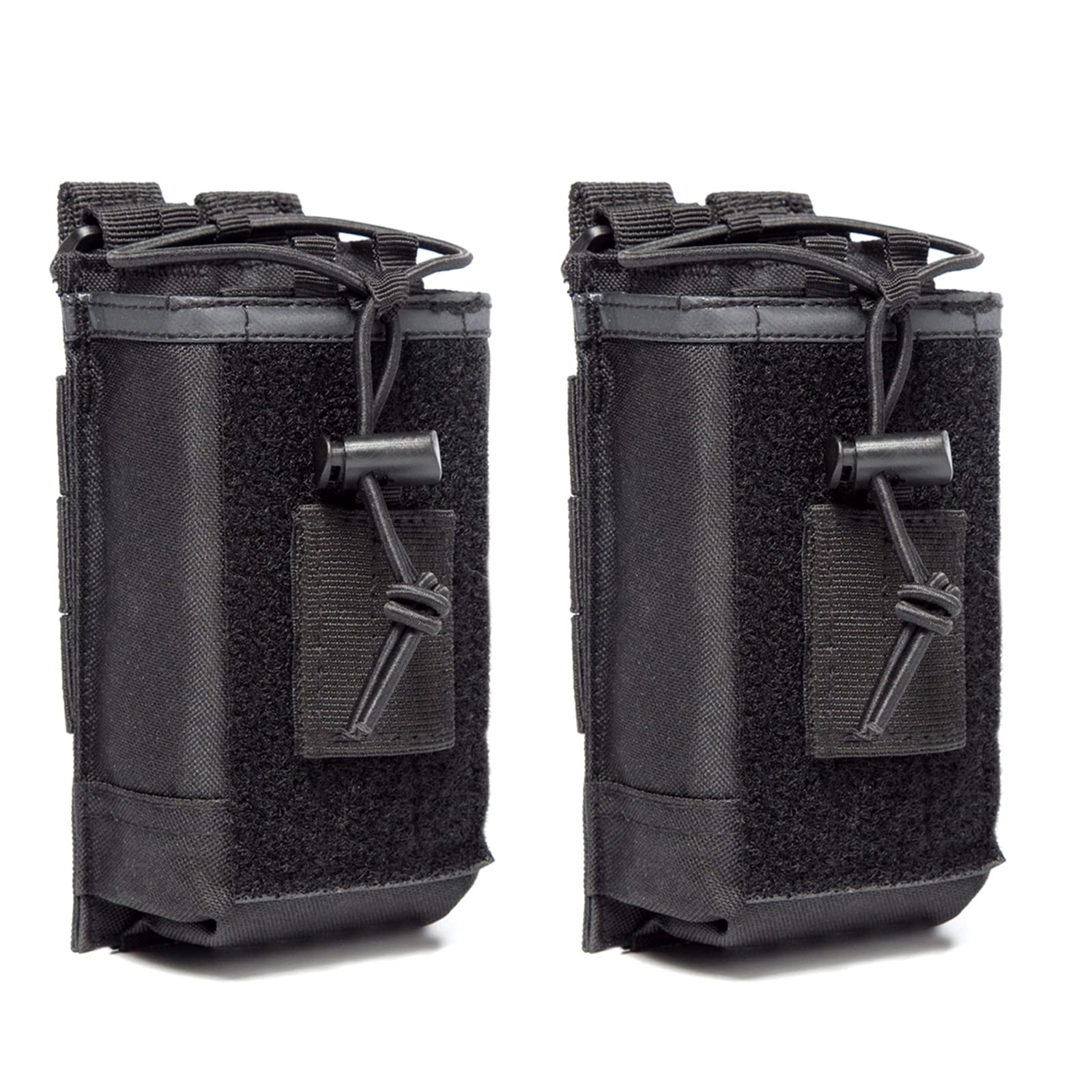 Radio Case/Radio Holder Molle Tactical Radio Holster Military Heavy Duty Radios Pouch Bag For Two Ways Walkie Talkies Compatible With Bags/Packs/Duffels By Luiton(2 Pack)