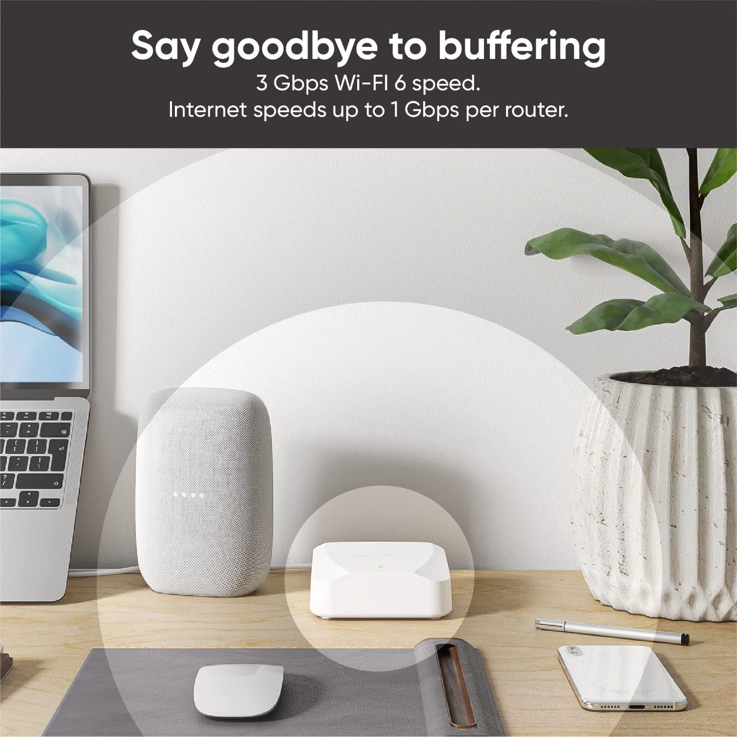 Wyze Ax3000 Dual Band Wi Fi 6 Mesh Router System, Covers Up To 3000 Sq. Ft, 100+ Devices, Replaces Router And Extender, Supports