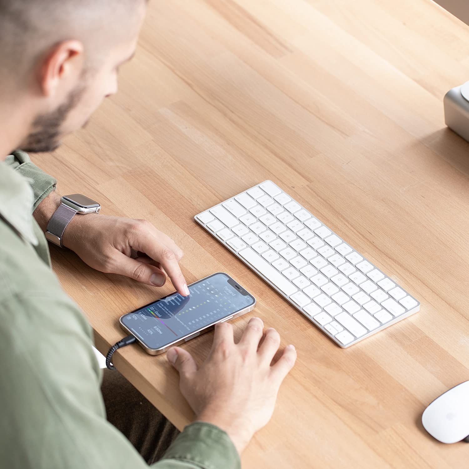 The Quickdraw   Under Desk Cord Management Mount, Hidden And Adjustable, Cable Organizer, 2 Cord Clips Included | Elevation Lab