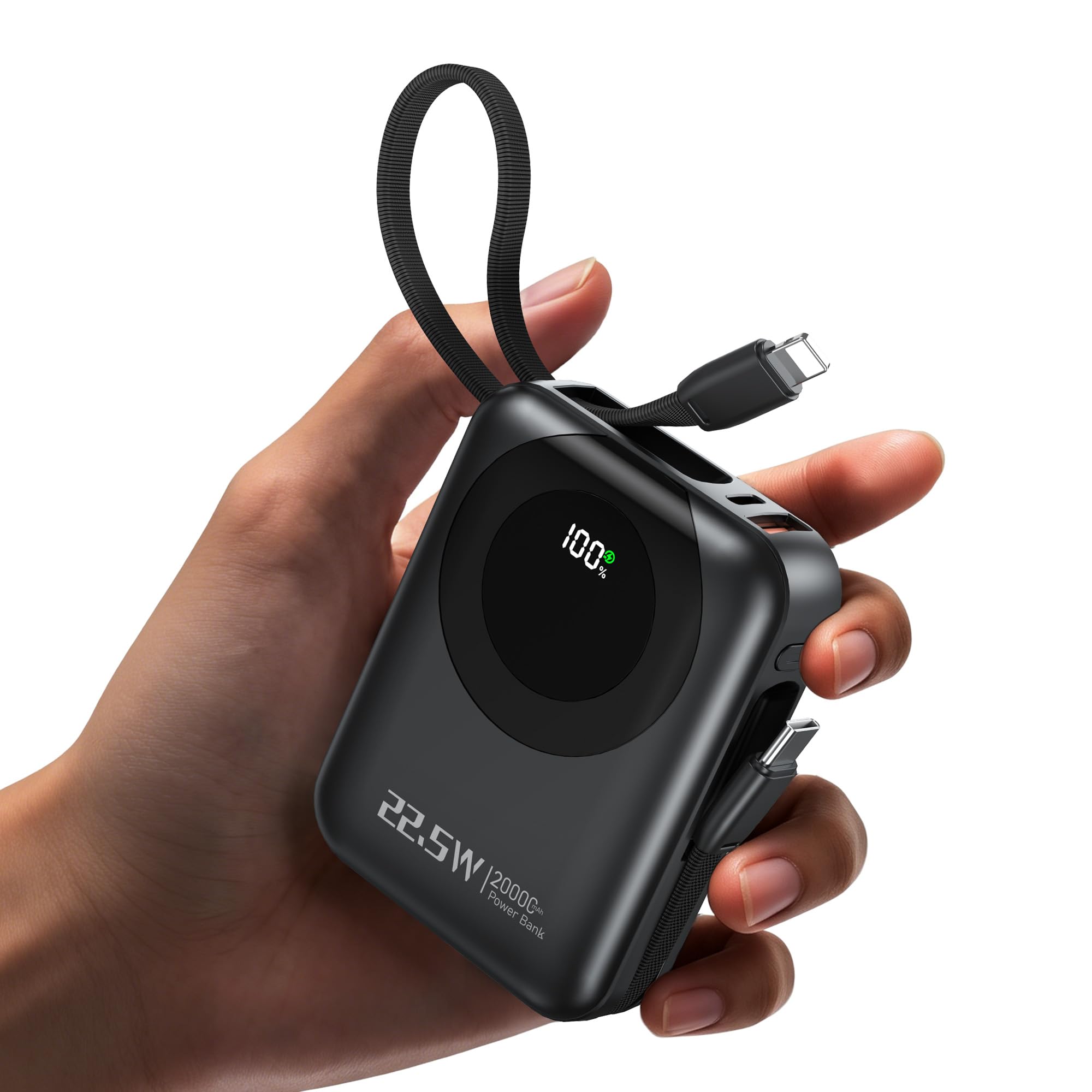 Portable Charger 20000mAh, PD 22.5W Fast Charging Power Bank 70% in 30MIN