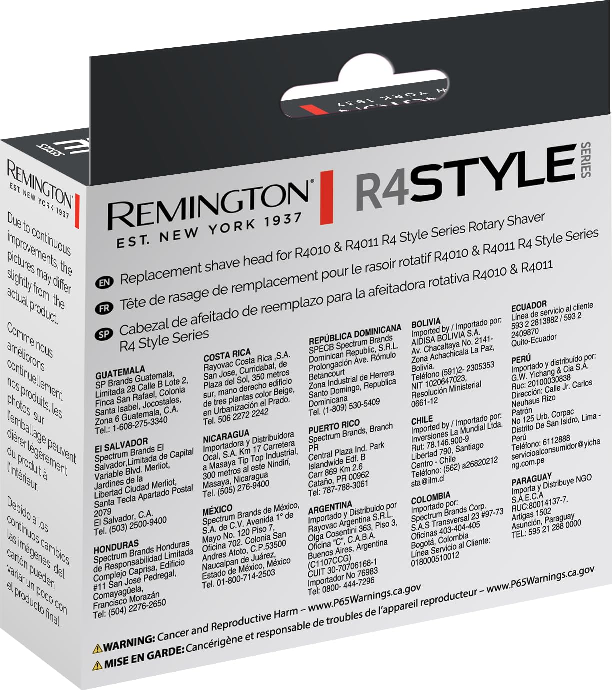 Remington Replacement Shaver Head Compatible With Remington R4 Style Series Rotary Shaver