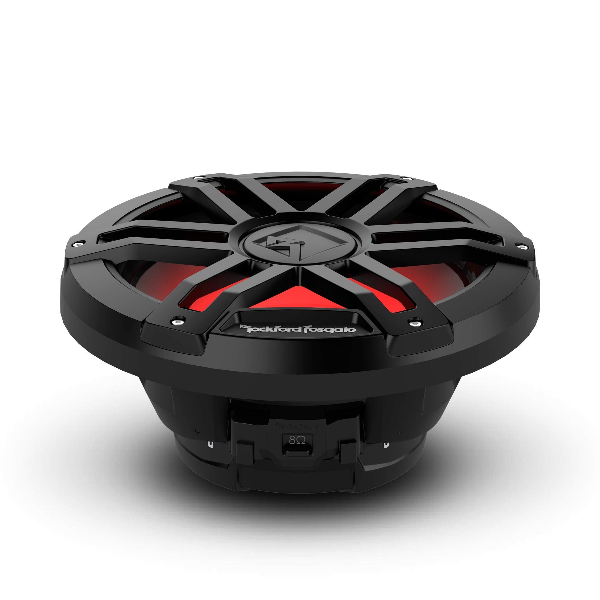 Rockford Fosgate M1D4 12B Color Optix 12' Dvc 4 Ohm Multicolor Led Lighted Marine Subwoofer   Black