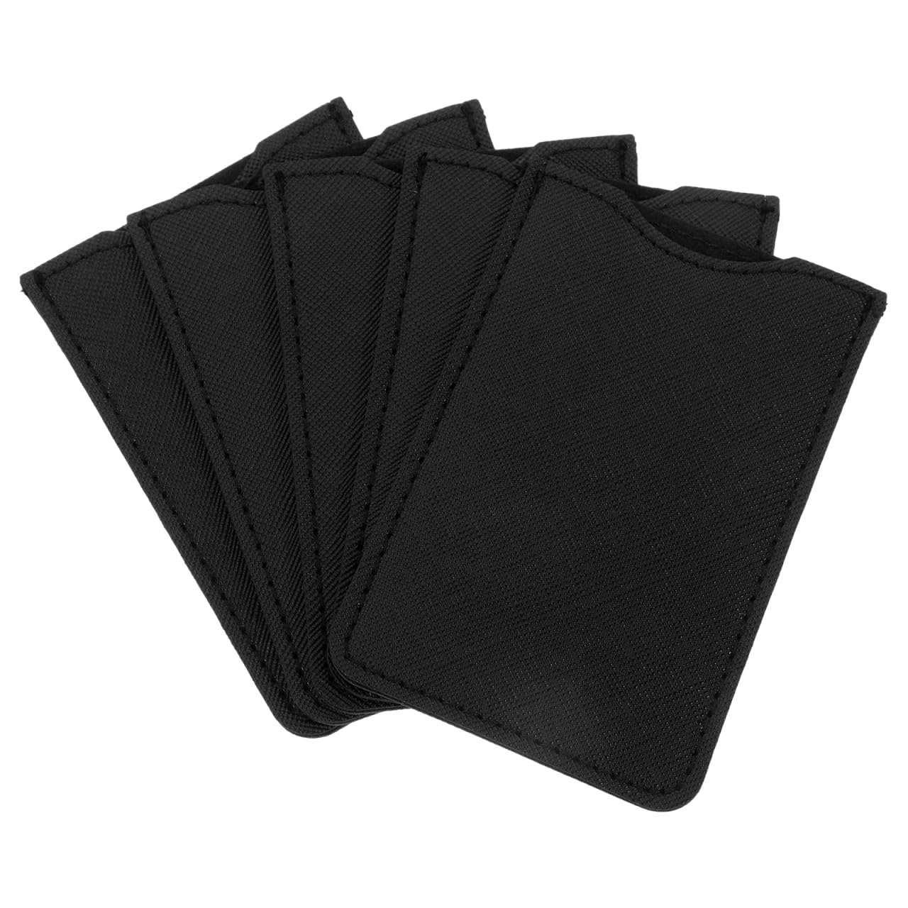 MAGICLULU 5Pack Pu Comb Storage Bags for Short Combs Soft Comb Cases for Women Lightweight Protective Sleeves for Travel Barber