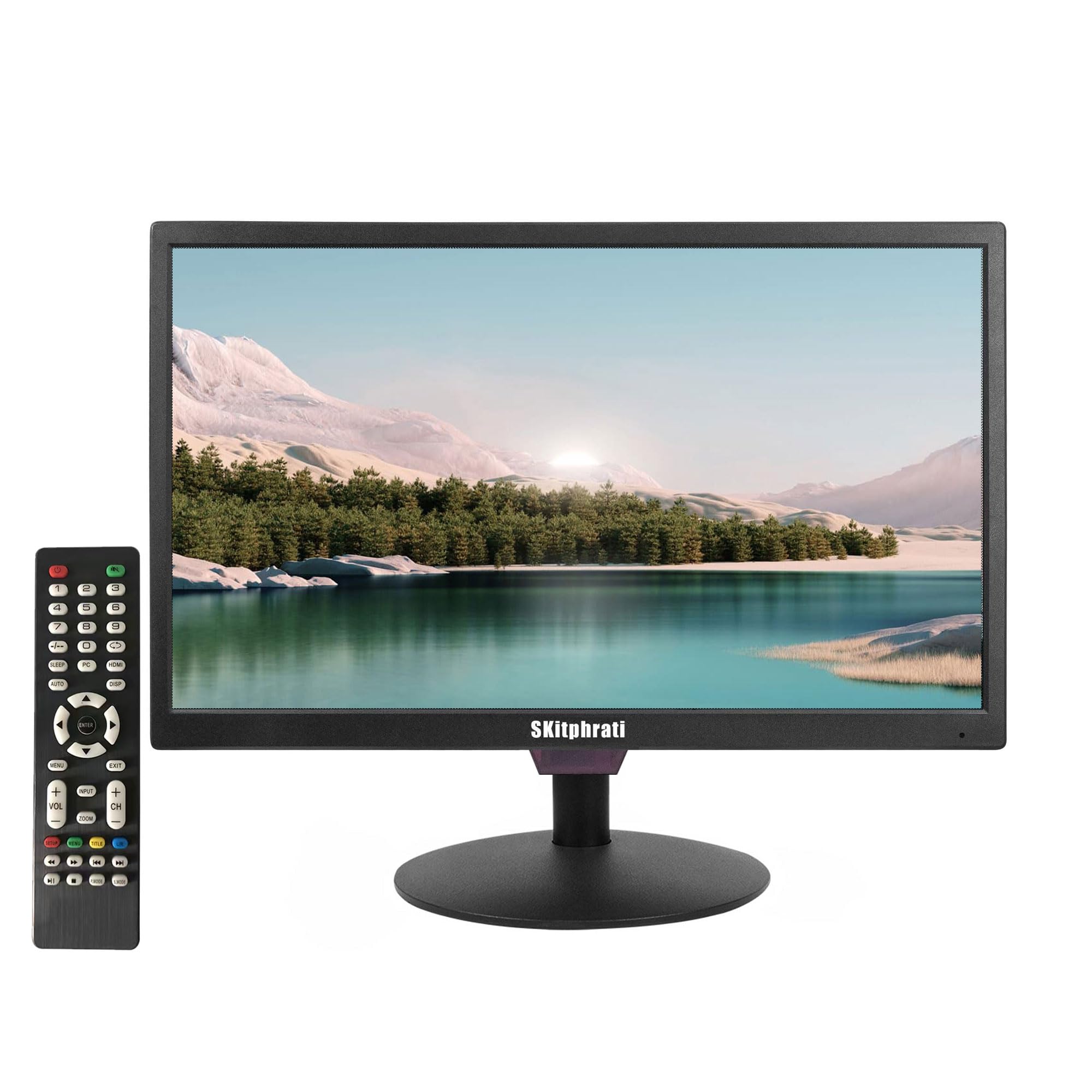 Skitphrati 20 Inch Pc Monitor, 1600X900 Screen Desktop Monitor With Hdmi Vga Bnc Av Ports, Vesa Mounting, Led Monitor For Pc, La