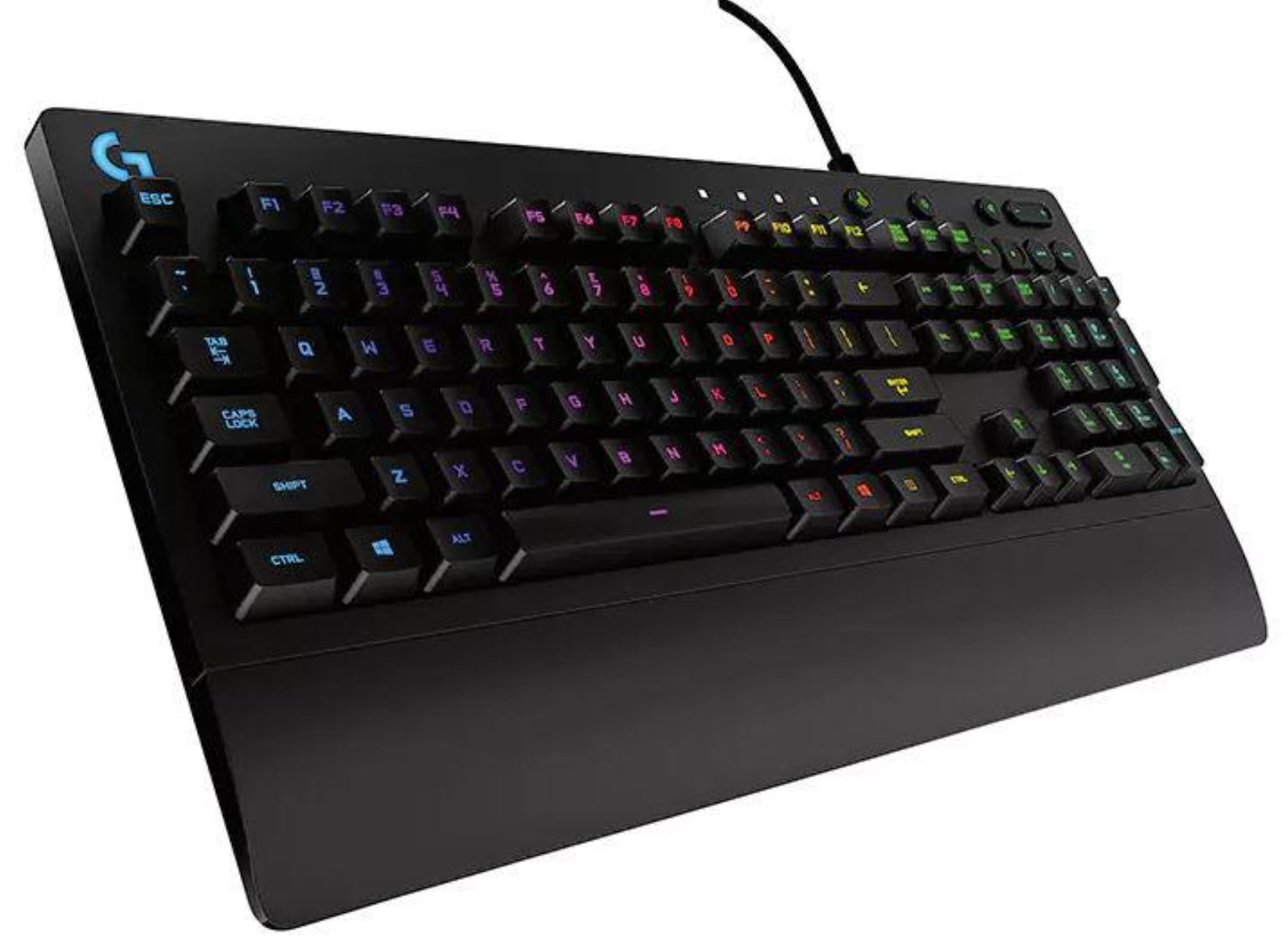 Logitech G213 Gaming Keyboard With Dedicated Media Controls, 16.8 Million Lighting Colors Backlit Keys, Spill Resistant And Dura