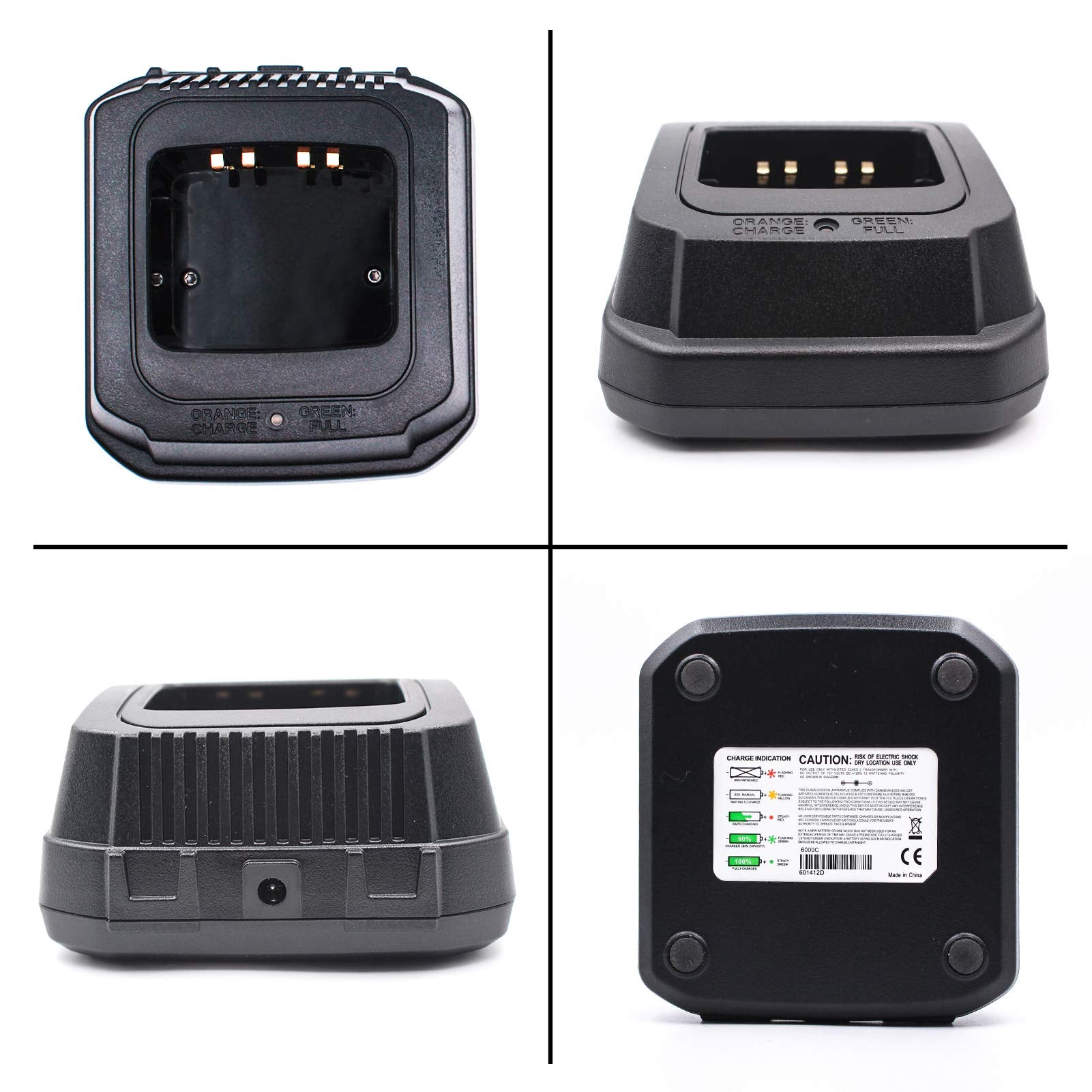 Aimtobest Xts2500 Charger Compatible For Motorola Radio Xts5000 Xts3000 Xts1500 Mts2000 Ht1000 Pr1500 Ntn9858 Ntn9858C Ntn8923 Ntn8294 Ntn7143 Ntn7144 Wpln4114Ar No Impres