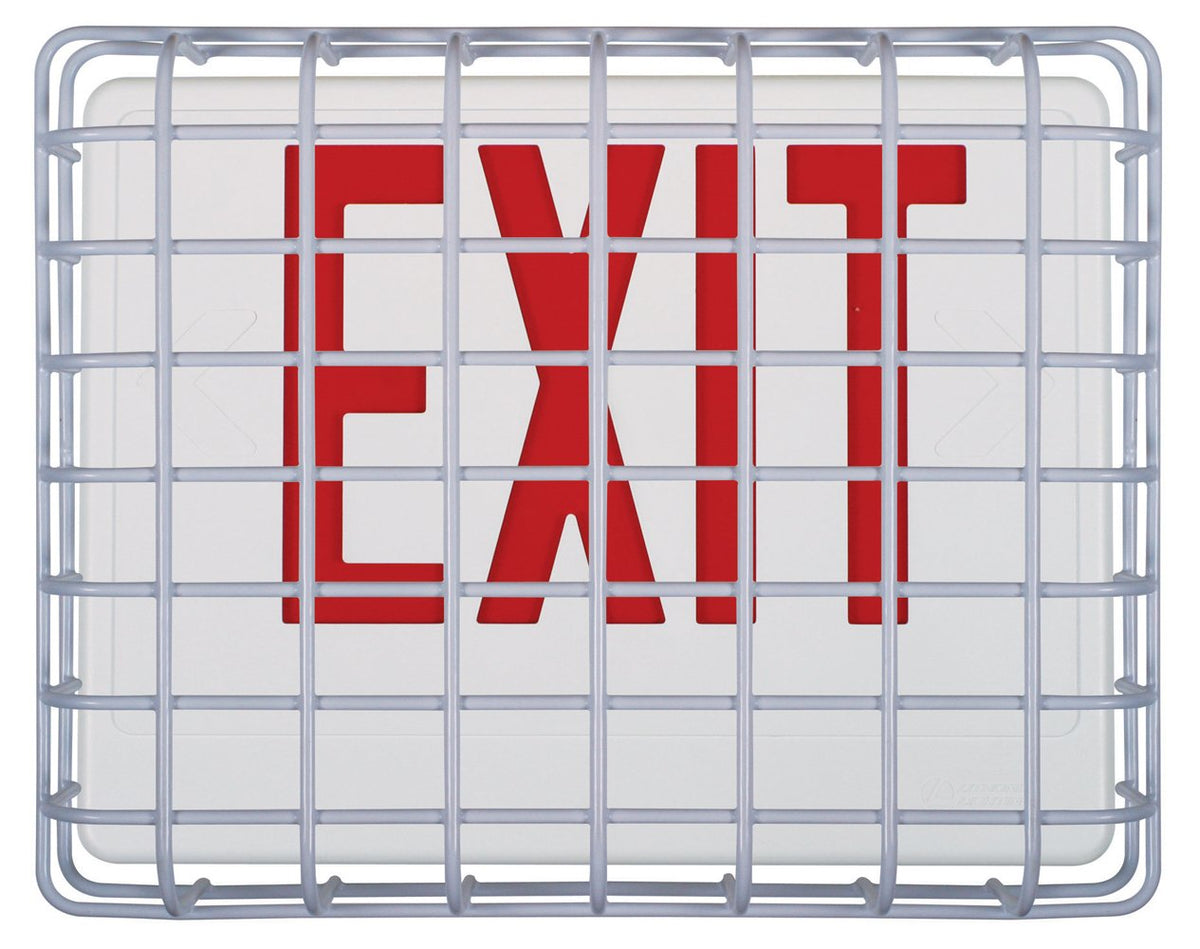 Safety Technology International, Inc. Sti-9640 Exit Sign Damage Stopper, Protective Coated Steel Wire Guard