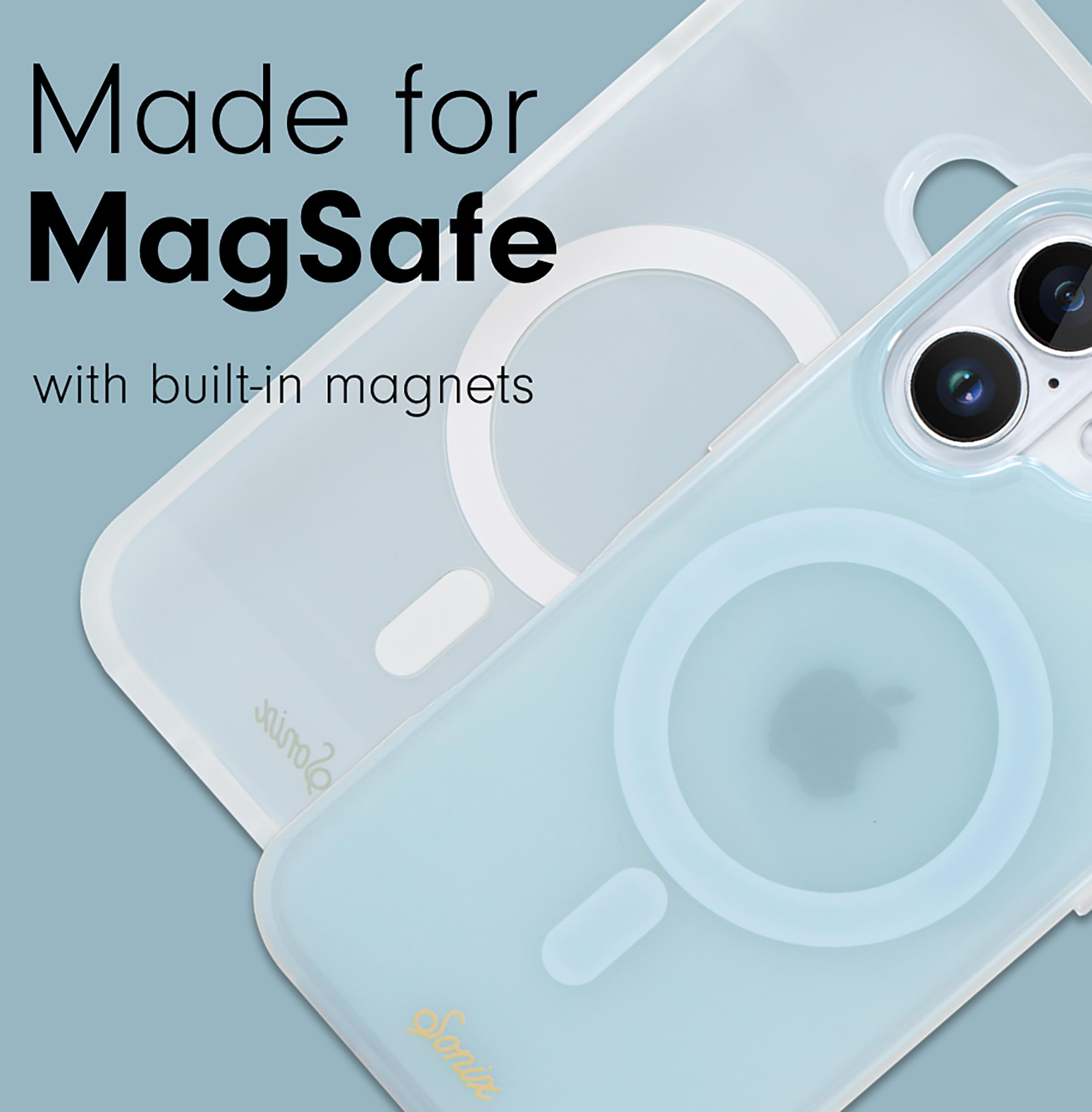 Sonix Case For Iphone 16 Plus | Compatible With Magsafe | 10Ft Drop Tested | Jelly Sky Blue