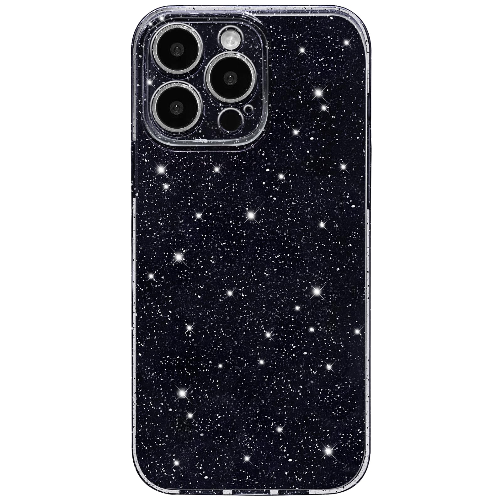 Hython Case for iPhone 15 Pro Max Case Glitter Cute Sparkly Shiny Bling Sparkle Phone Cases 6.7, Thin Slim Fit Soft TPU Bumper S
