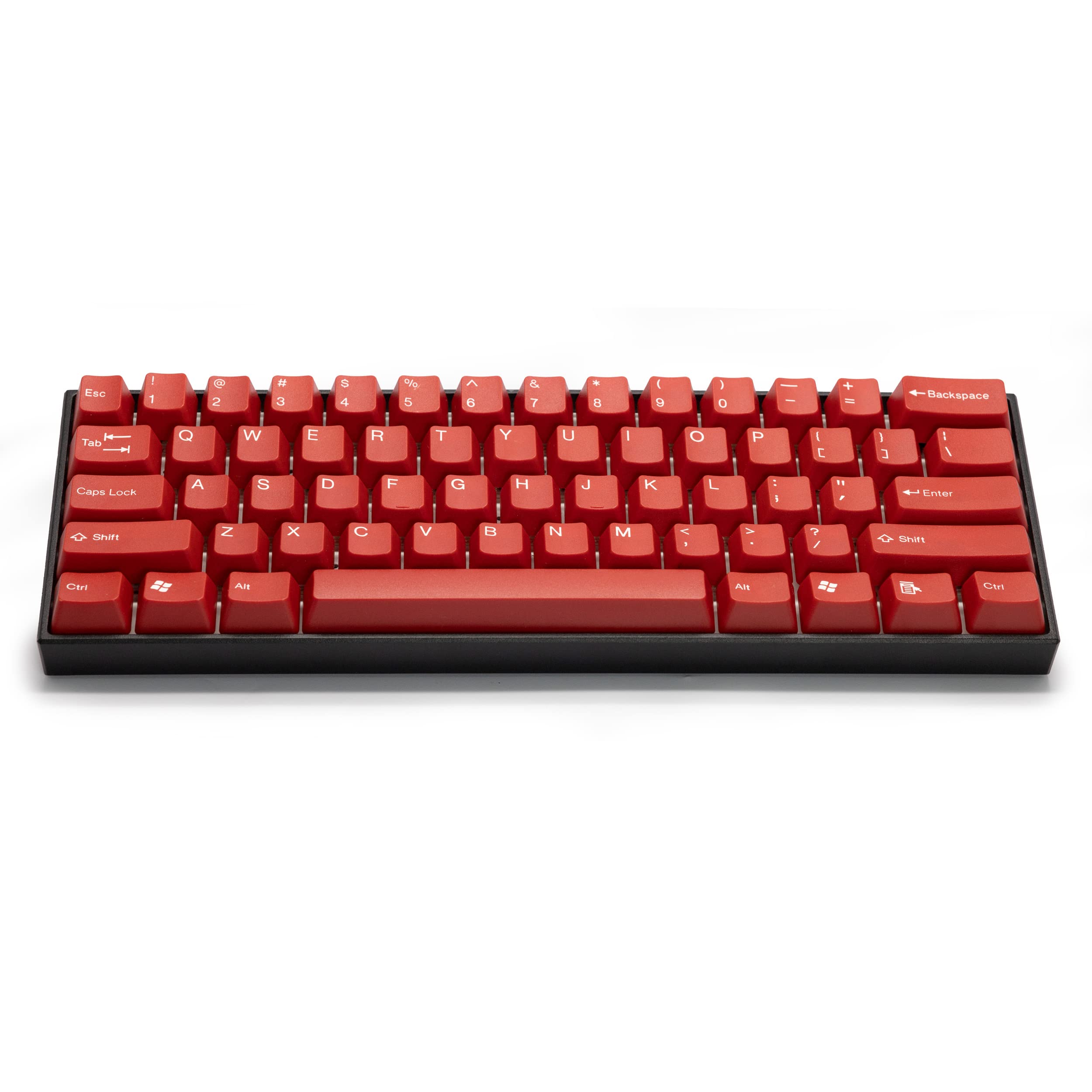 Tai Hao Oem Profile Red Keycaps 122 Ansi Layout Compatible With All Mx Types Keyboards(61/87/104/108+1.75U+2U Shift Key+1.5U Ctr