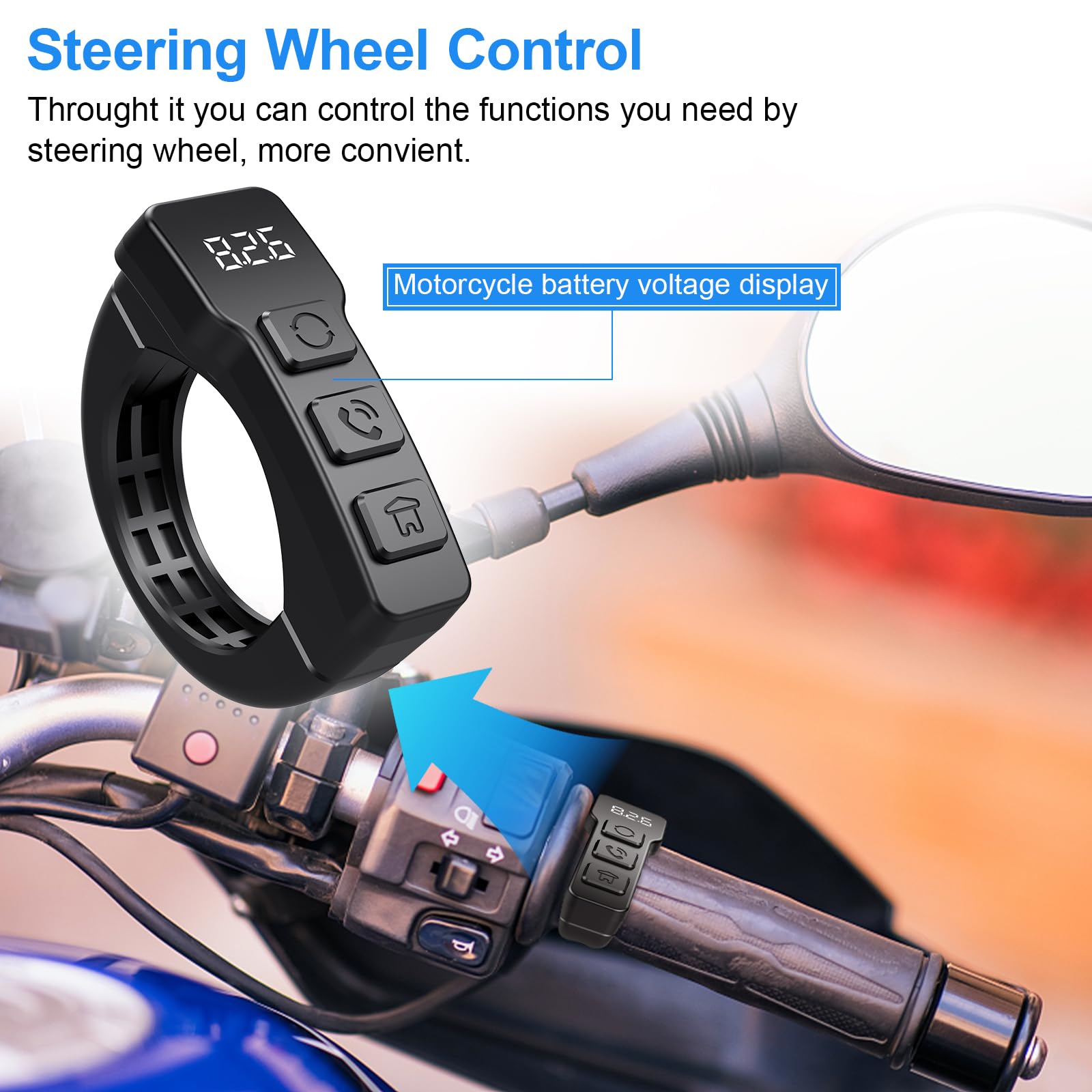 Lbw Premium Motorcycle Dvr: Wireless Apple Carplay & Android Auto, Dual Hd 1080P Cameras, Gps Navigation, 5.5 Inch Ips Touch Scr