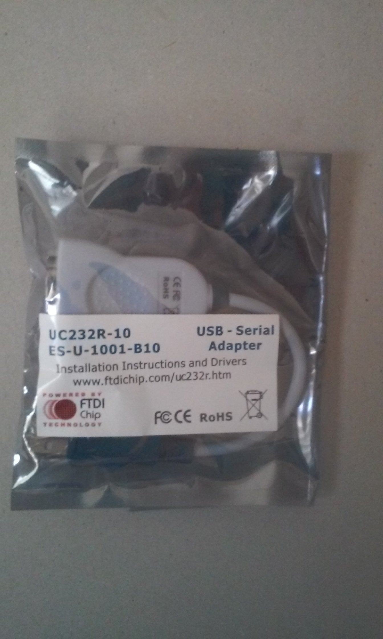 Ftdi Uc232R 10 Usb To Rs232 Converter Cable