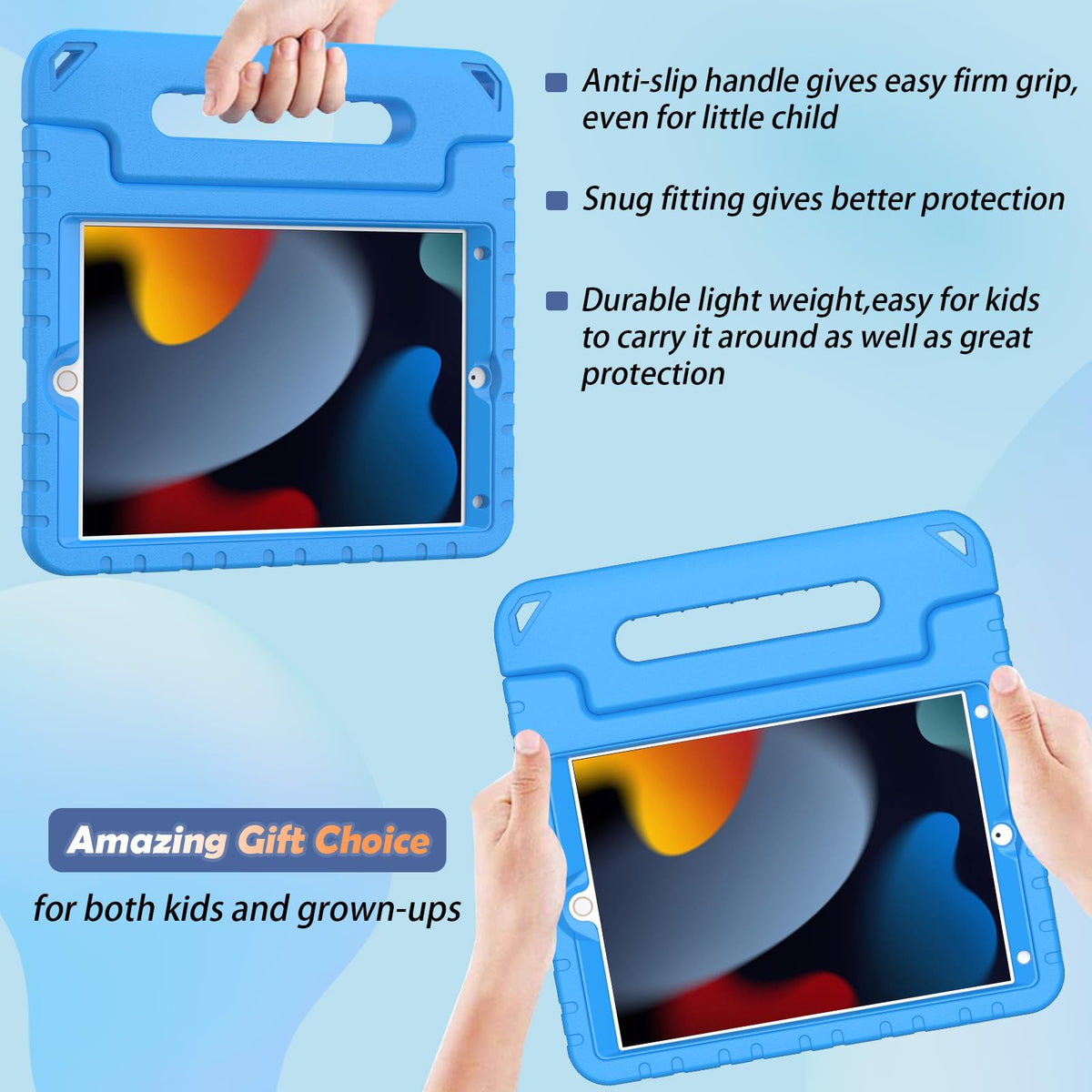 LTROP Kids Case for iPad 9th 8th 7th Gen 10.2 inch Built-in Screen Pro ...