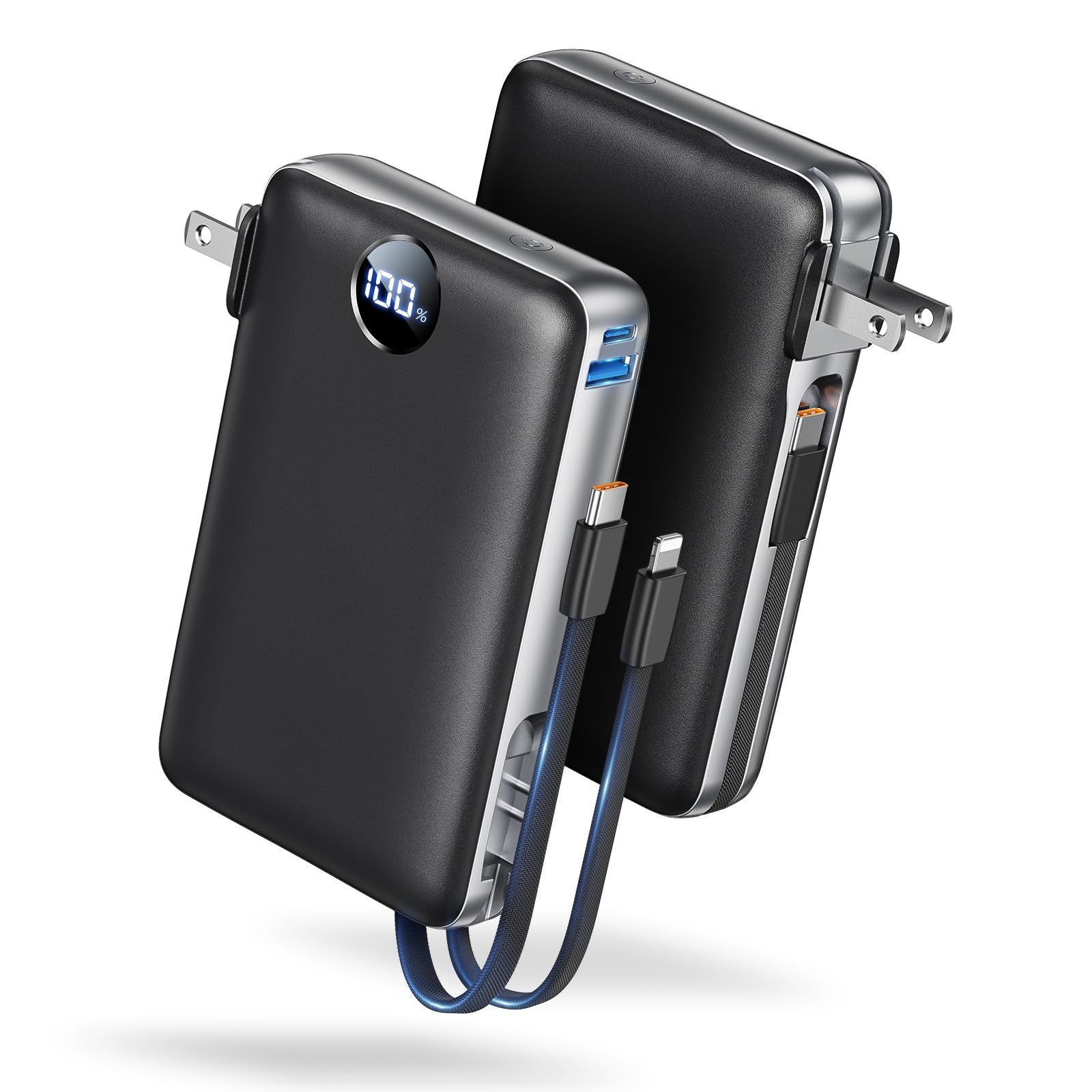 Portable Charger Power Bank 50000mAh Massive Capacity with Wall Plug