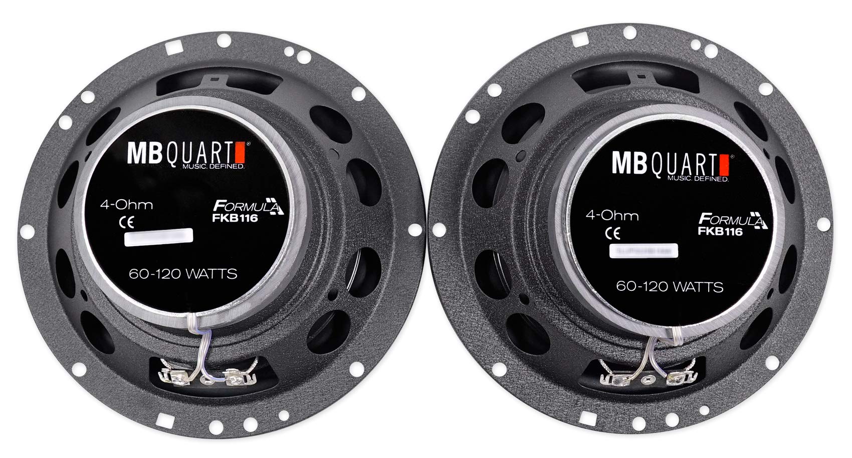 Mb Quart (4) Fkb116 6.5' 240 Watt 2 Way Car Audio Speakers