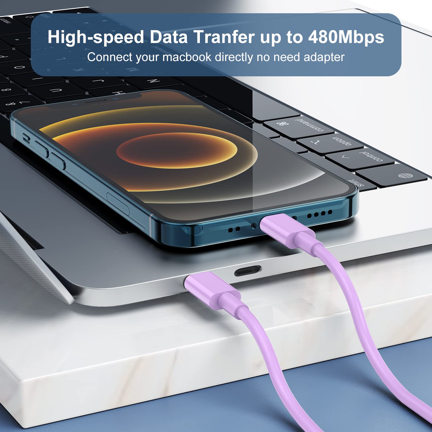 6Ft Iphone Charger Usb C Lightning Cable,Usbc To Lightning Fast Charging Cord For Iphone 13 12 Charger Cable 6 Ft?Apple Mfi Cert