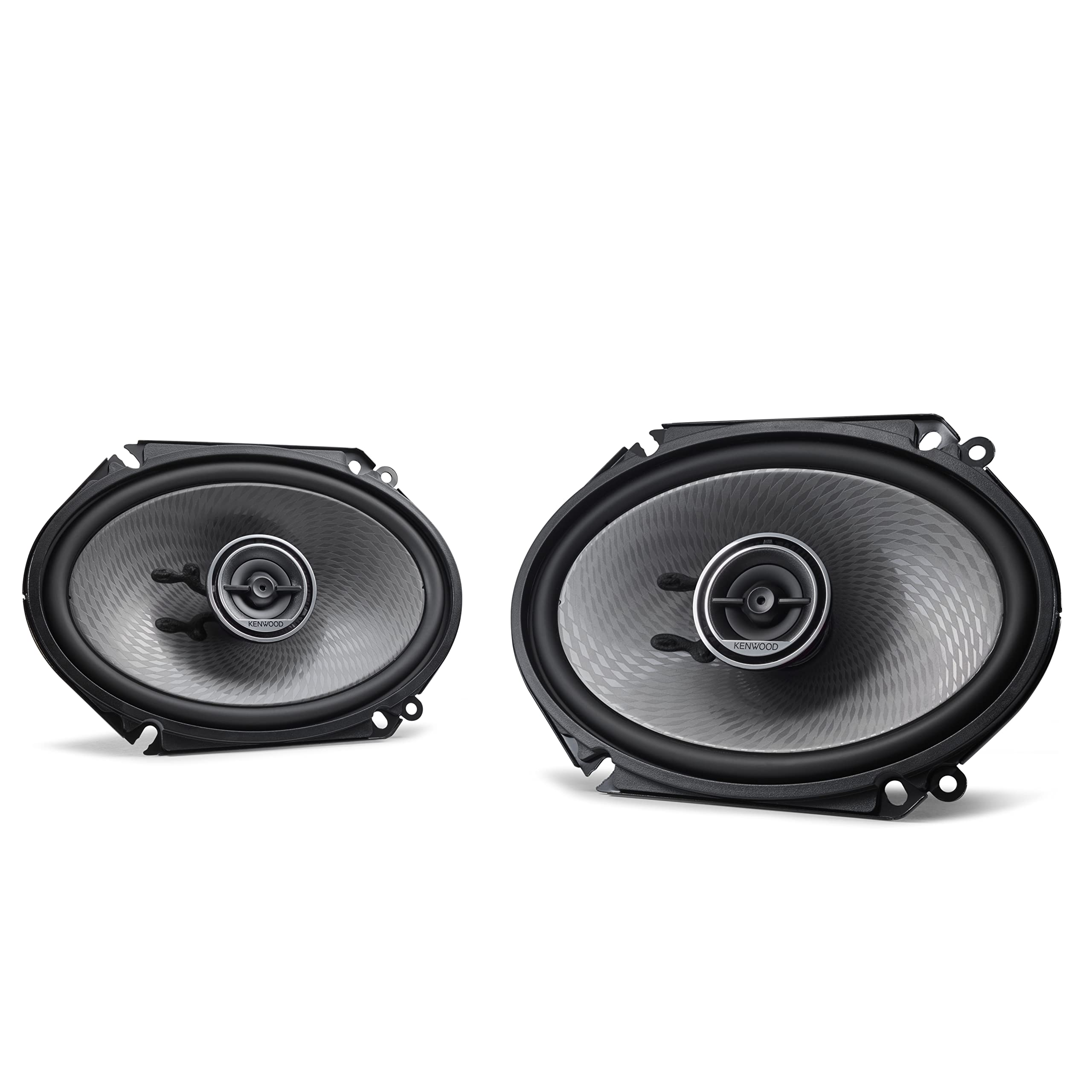 Kenwood Kfc D681C 6 X 8  Inch 2 Way, Performance Series Car Audio Speakers   360 Watts Of Peak Power, Full Range, Shallow Mount 