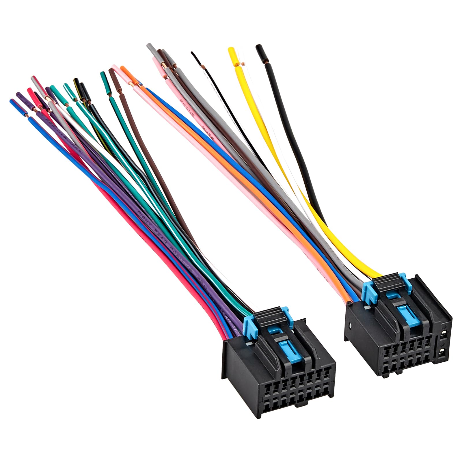 Red Wolf Factory Stock Oe Radio Stereo Wire Harness Adapter Replace Compatible With Gm Gmc Chevrolet Pontiac Buick 2006 2017 Original Male Plug Not For Add Aftermarket Radio