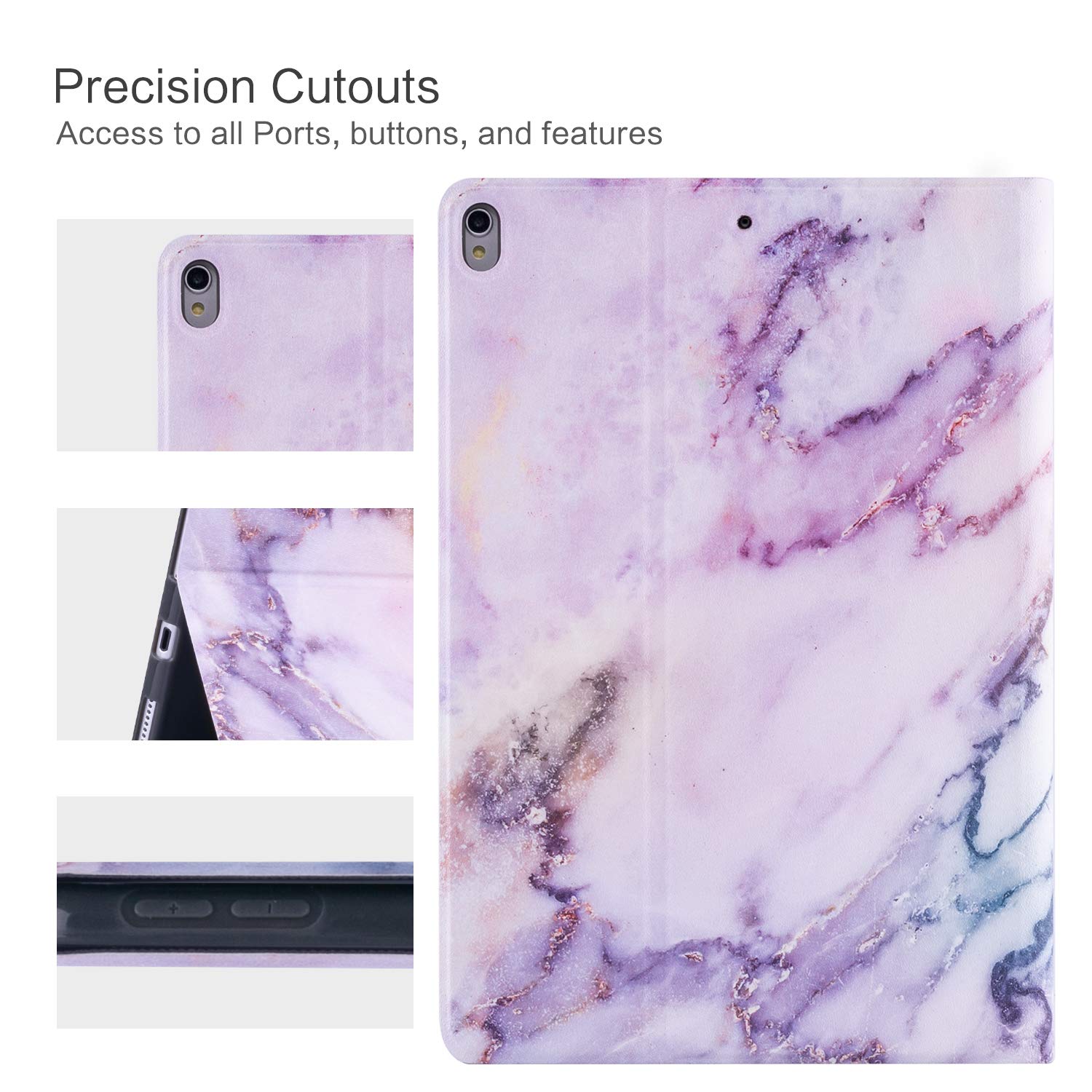 Vimorco Ipad Air 3Rd Generation 10.5 Inch 2019 Case / 2017 Ipad Pro 10.5 Case, Smart Cover Ultra Slim Lightweight Stand Case She