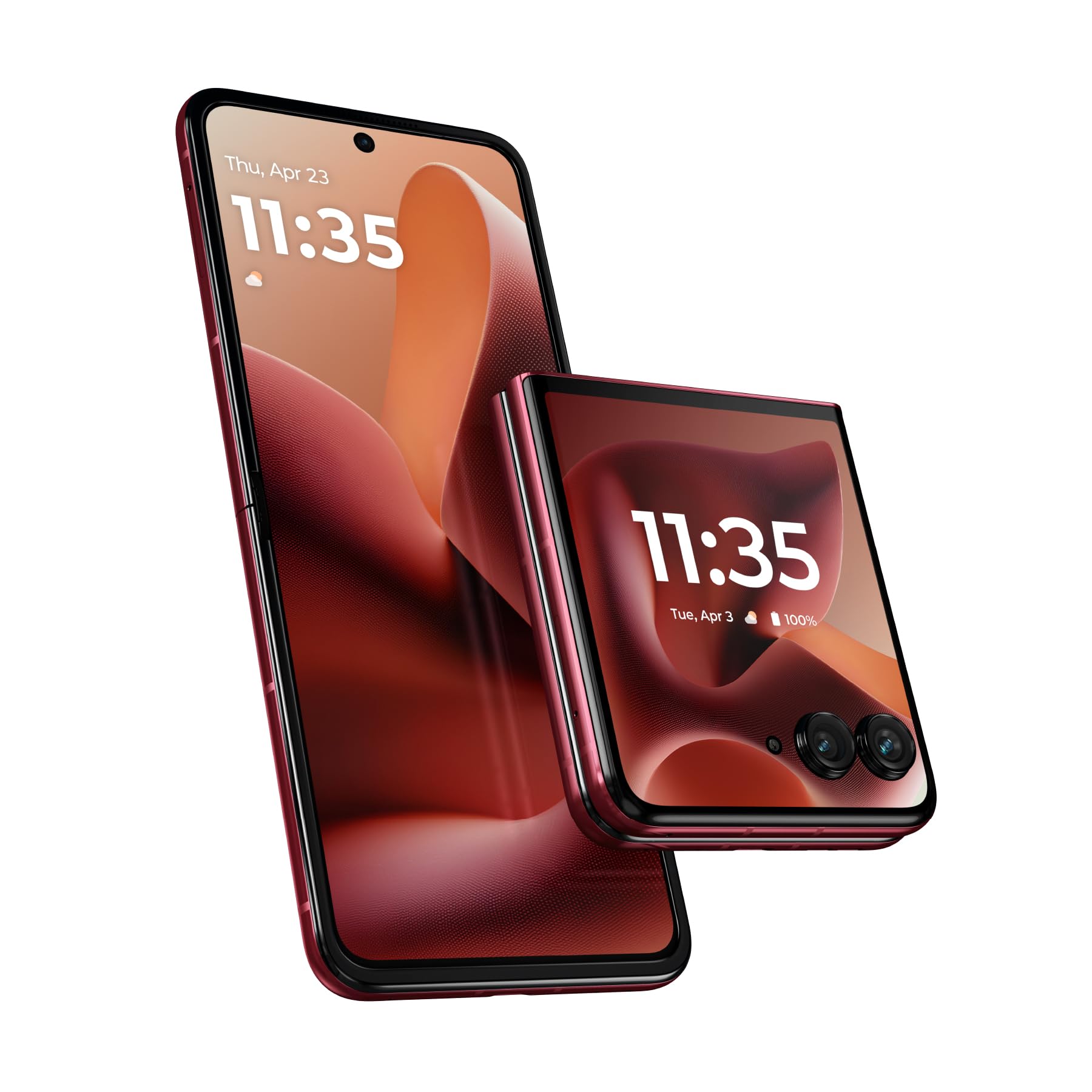 Motorola Razr Ultra 2025 | Unlocked | Made For Us 16/512Gb | 50Mp Camera | Pantone Rio Red