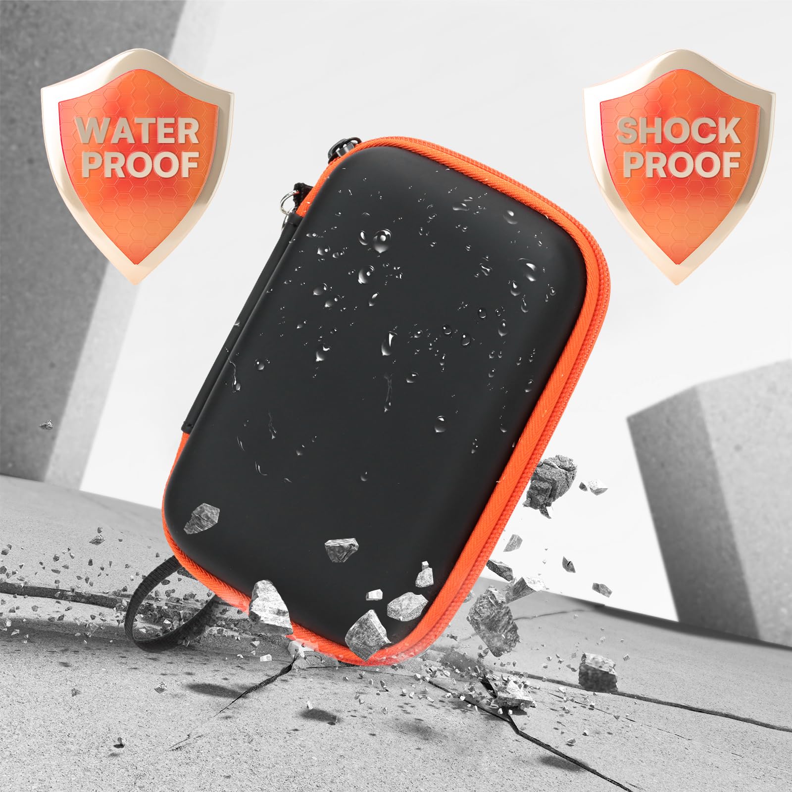 Yussot Case Compatible With Lacie Rugged Mini 1Tb/ 2Tb/ 4Tb/ 5Tb External Hard Drive Portable Hdd, Carring Case Storage Holder F