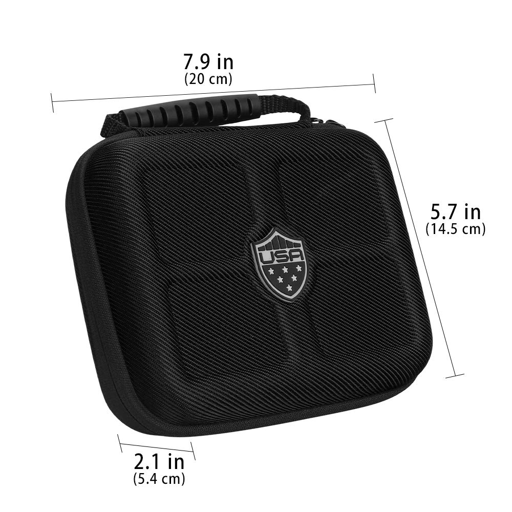 Lzfan Voice Caddie Swing Caddie Protective Case For Sc300 7.9 X 5.7 X 2.1 Inches (Black)