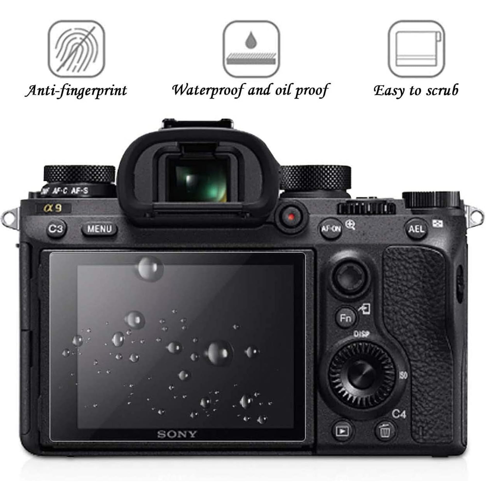 Pctc For Sony Zv-E10 Screen Protector 3 Packs Tempered Glass Screen Protector Fit For Sony Zv-E10 Zv-1 Zv-1M2 Zv1M2 Zve10 Zv1 Zv