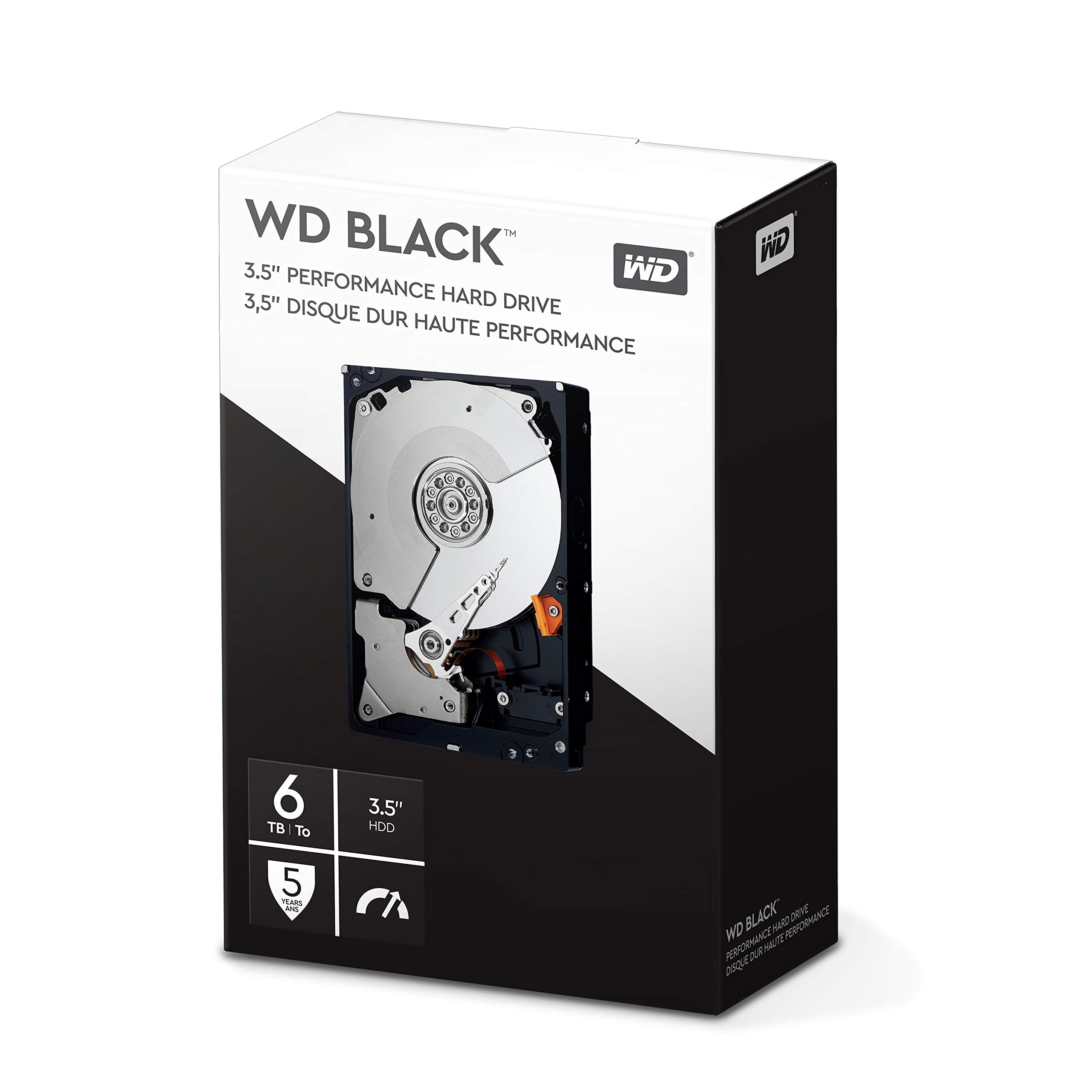 Wd_Black 6Tb Performance 3.5 Internal Hard Drive - 7200 Rpm Class, Sata 6 Gb/S, 256Mb Cache