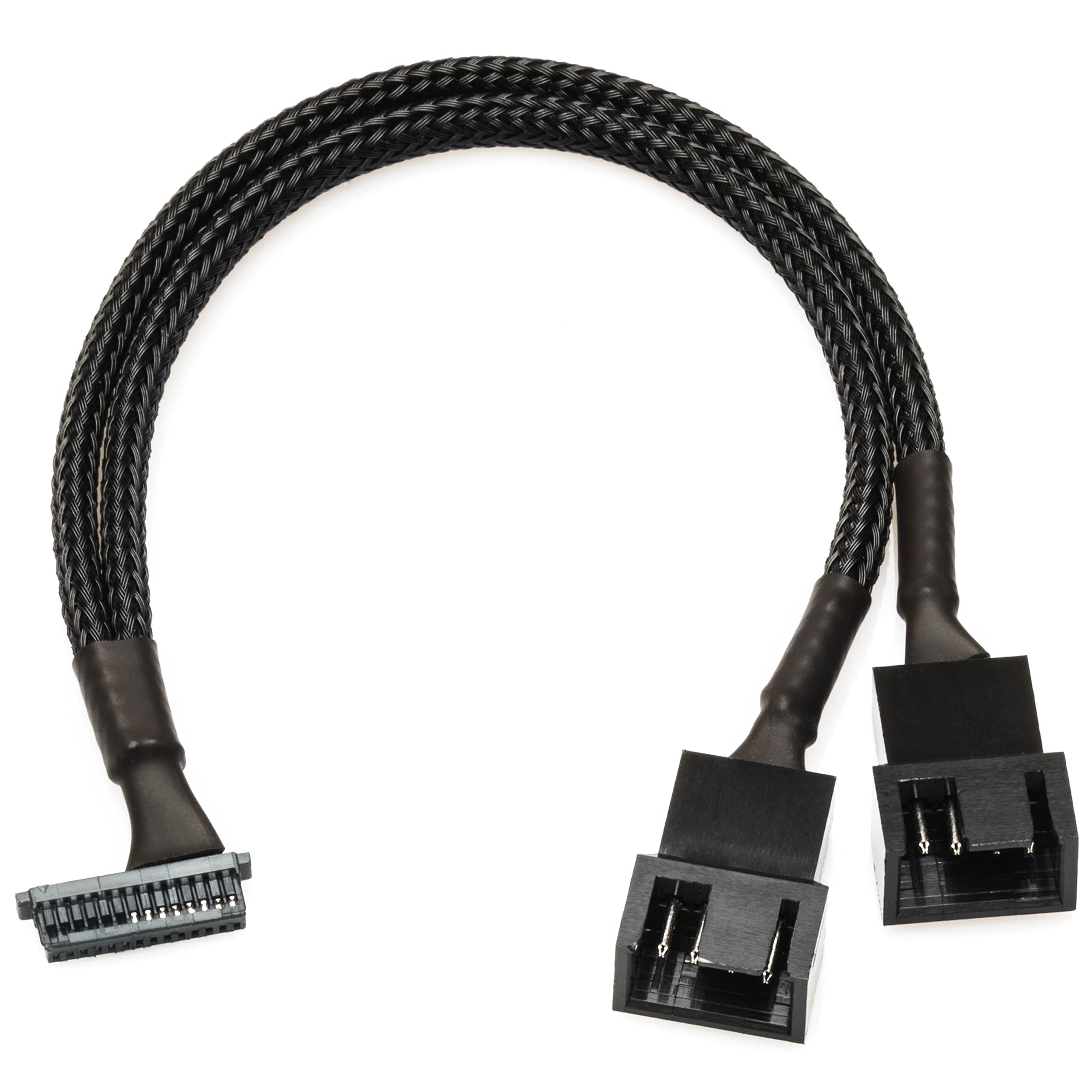 Crj 14 Pin Pwm Gpu Dual Fan Adapter Cable For Connecting 3 Pin And 4 Pin Fans To Rtx 2000 Series Graphics Cards