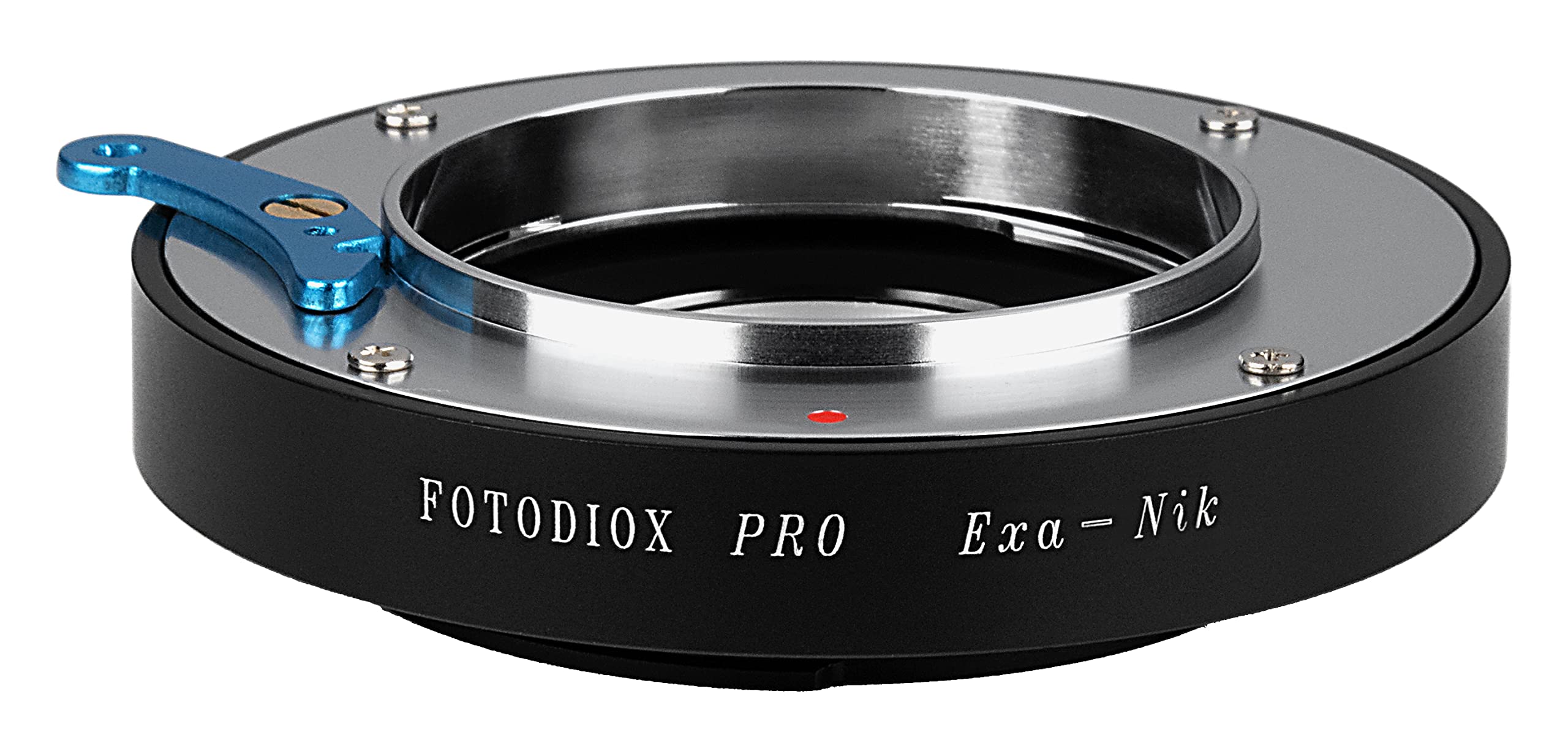 Fotodiox PRO Lens Adapter Compatible with Exakta (Inner Bayonet) Lenses on Nikon F-Mount Cameras, Black