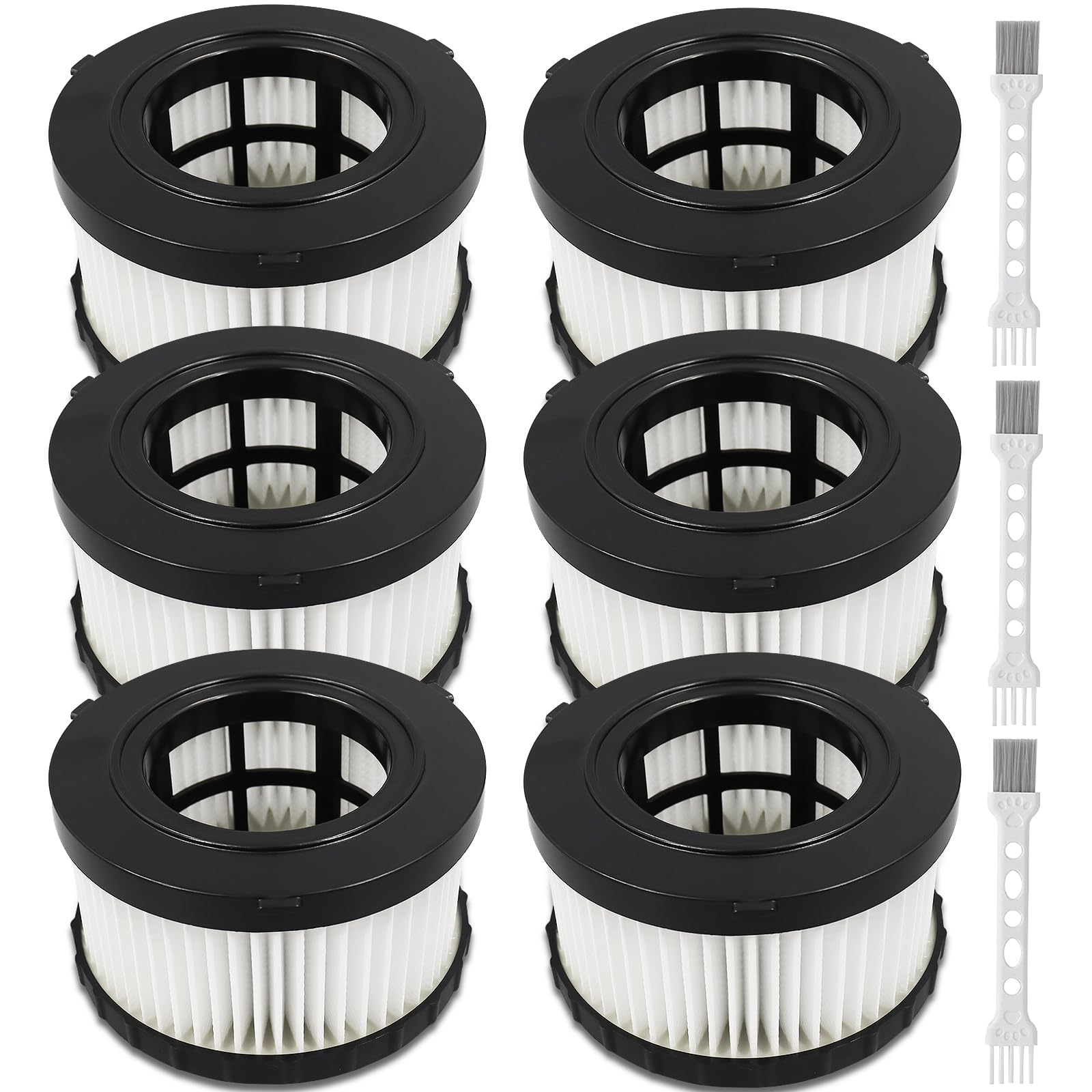 Dc5151H Replacement High Efficiency Filter For Dewalt Dc5151H Dc515 Dcv517 Dcv517B Wet Dry Vacuum, Washable Reusable Vacuum Filt