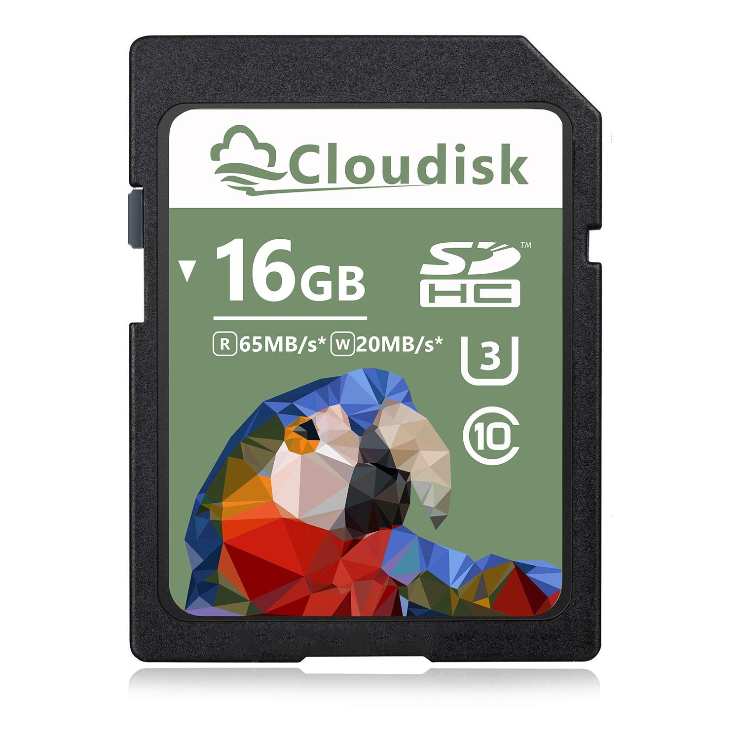 Cloudisk 16Gb Sd Card Uhs I U3 Class 10 Sdhc Memory Card Full Hd (16 Gb)