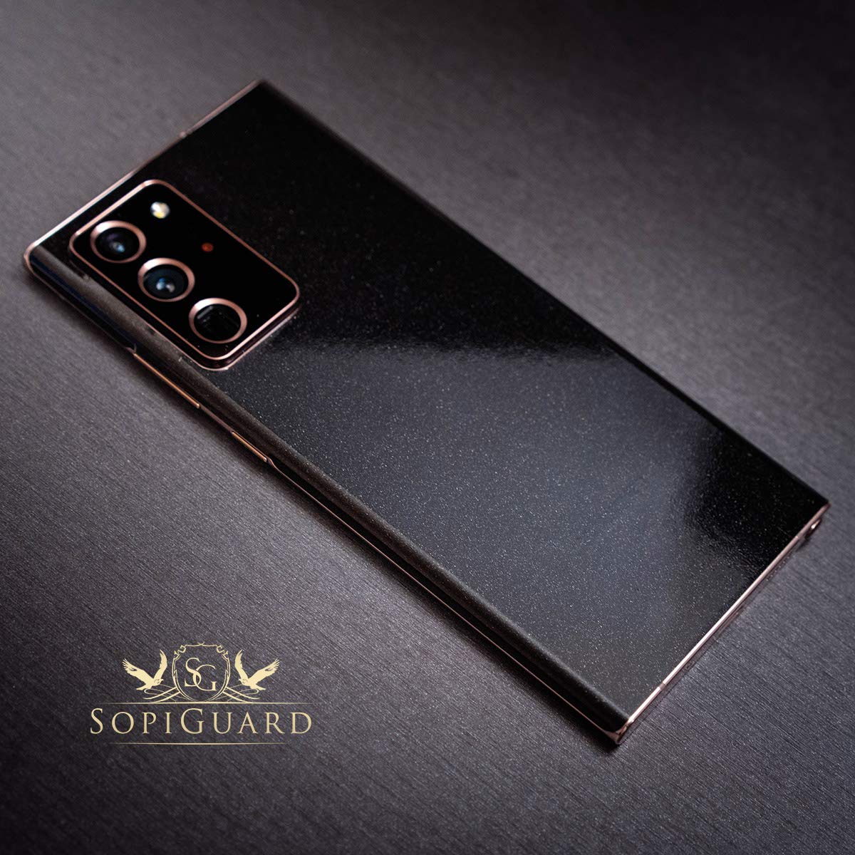 Sopiguard Sticker For Surface Duo Phone Edge To Edge Precision Vinyl Skin Wrap (Gloss Black)