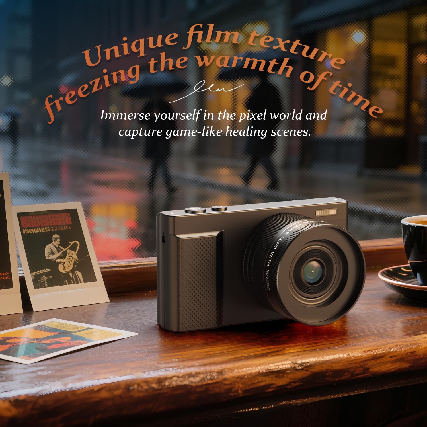 4K Digital Camera For Photography, 64Mp Retro Autofocus Vlogging Camera For Beginners & Teens With 3 180 Flip Screen, 16X Zoom,