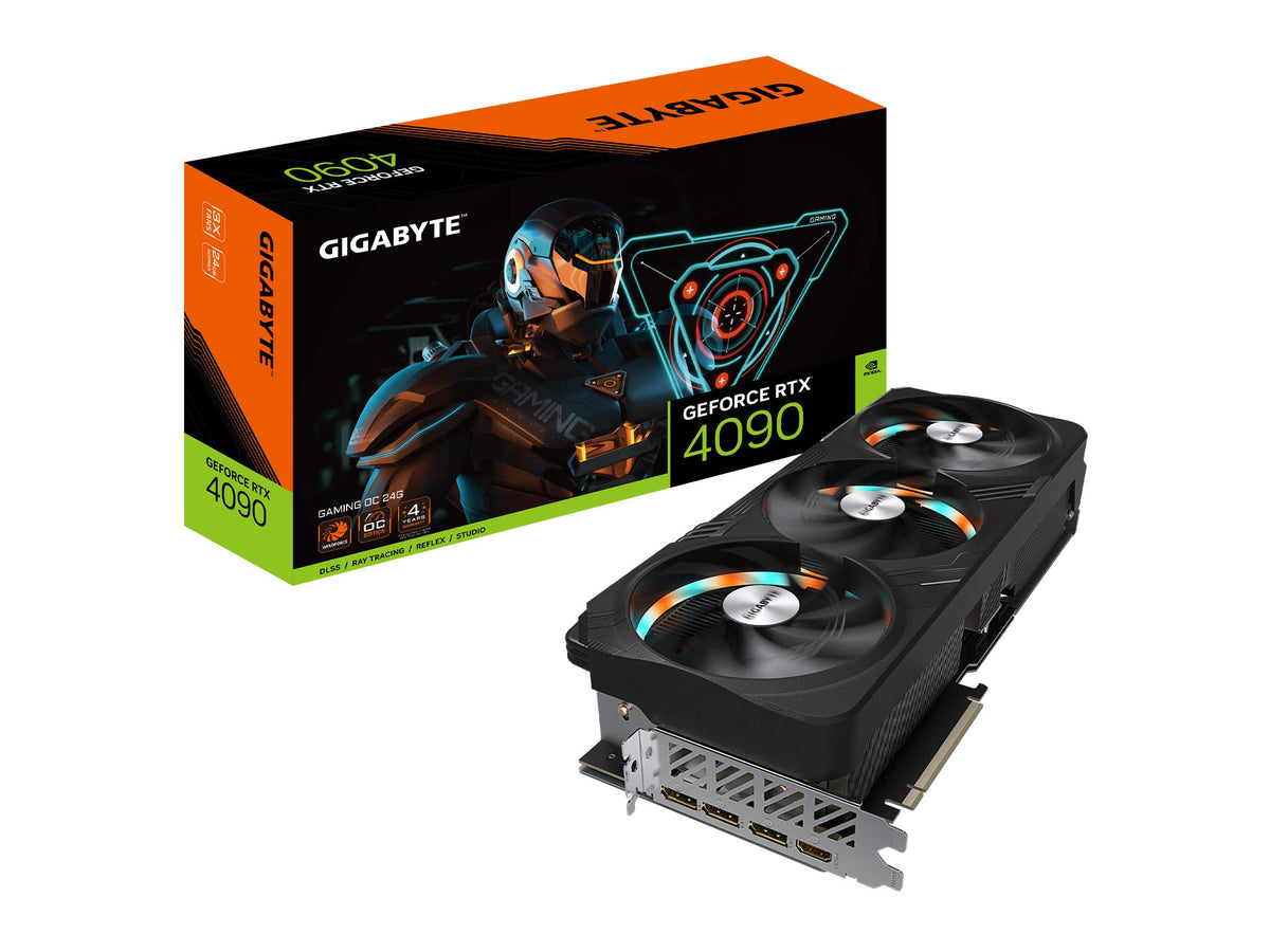Gigabyte Geforce Rtx 4090 Gaming Oc 24G Graphics Card, 3X Windforce Fans, 24Gb 384 Bit Gddr6X, Gv N4090Gaming Oc 24Gd Video Card