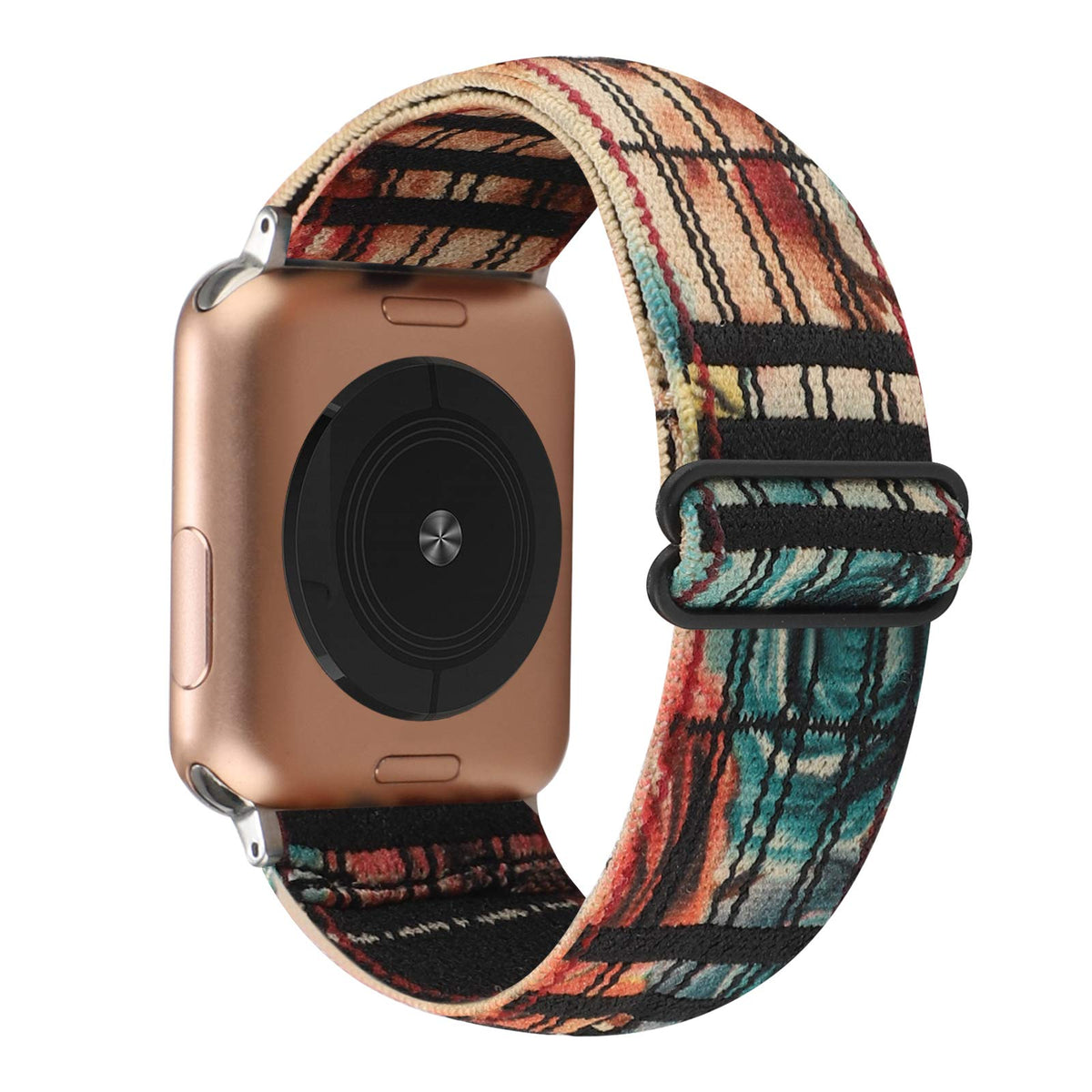 Adjustable Elastic Watch Band Compatible With Apple Watch 38Mm 40Mm 41Mm, Nylon Stretchy Solo Loop Bracelet Women Replacement Fo