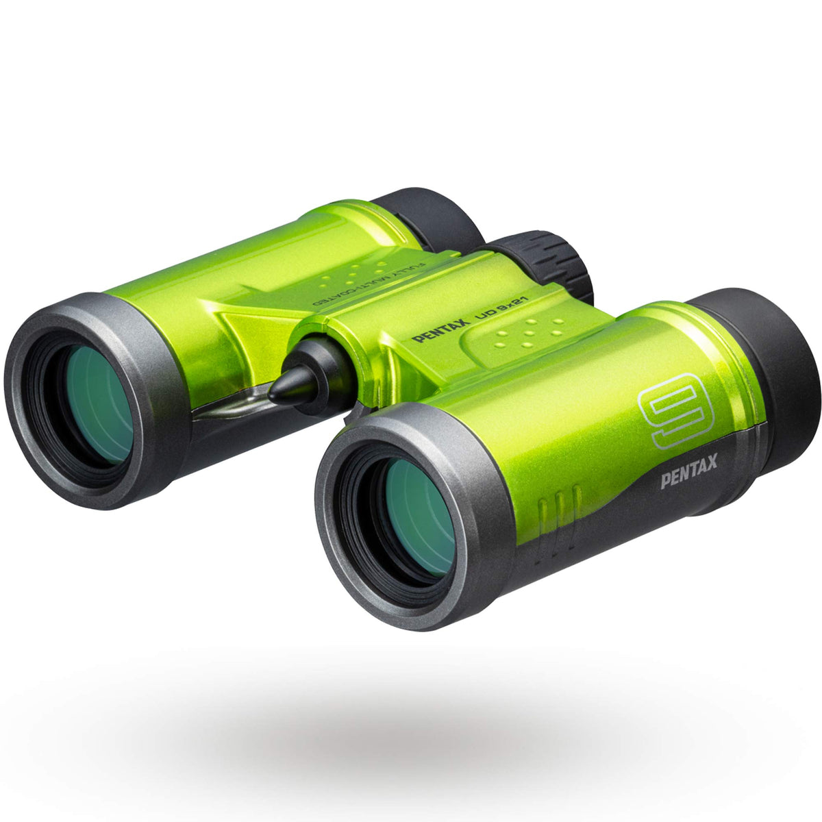 Pentax Binoculars Ud 9X21 Green. A Bright, Clear Field Of View, A Compact, Lightweight Body With Roof Prism, Fully Multi-Coated 