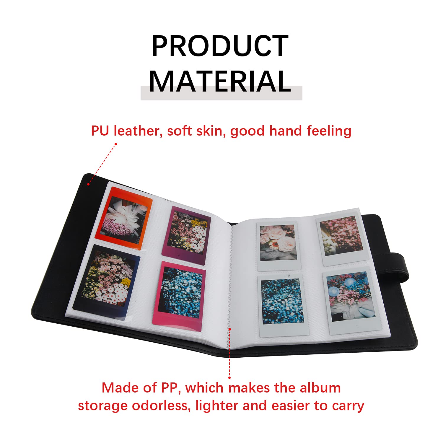 256 Pockets Mini Photo Album For Fujifilm Instax Mini 12/Mini 11/Mini 9/Mini 99/Mini 8/Mini 40 Instant Camera, For Polaroid Snap