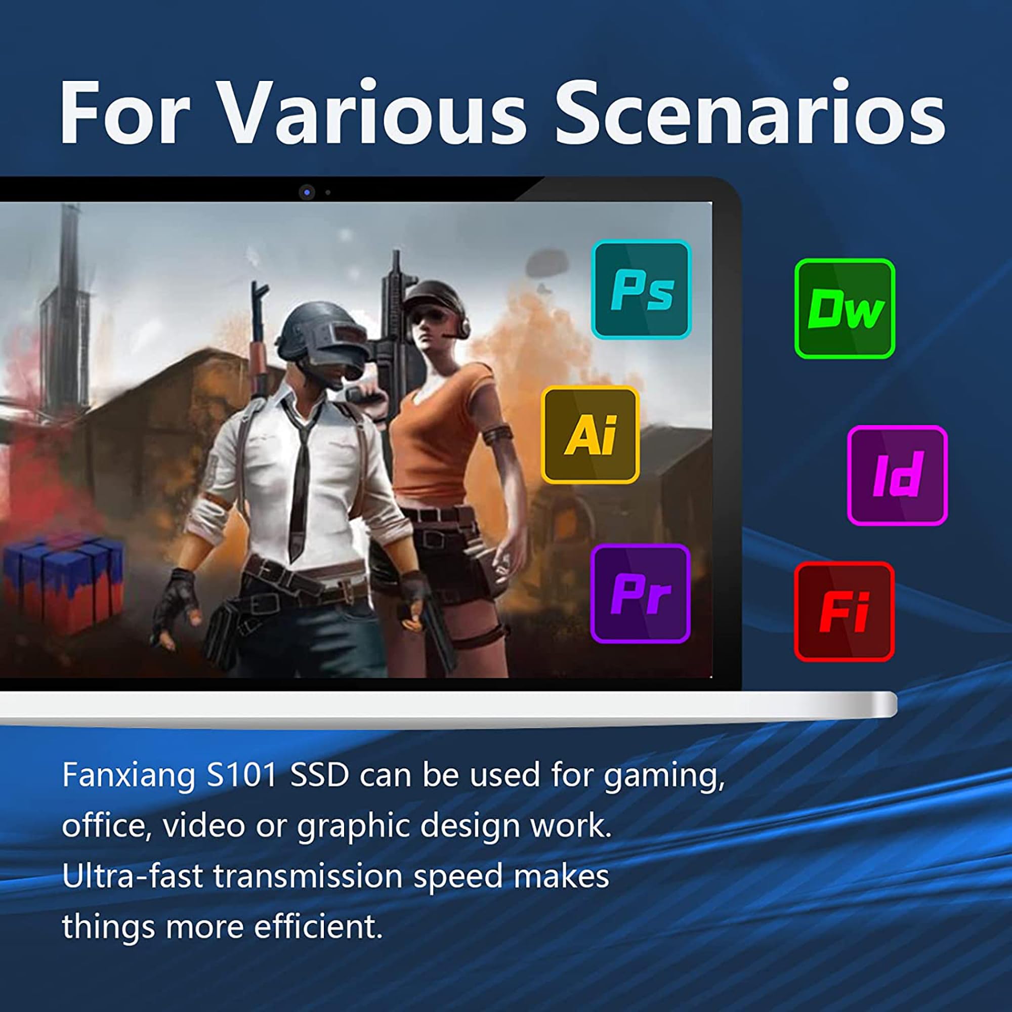 Fanxiang S101 256Gb Ssd Sata Iii 6Gb/S 2.5 Internal Solid State Drive, Read Speed Up To 550Mb/Sec, Compatible With Laptop And Pc