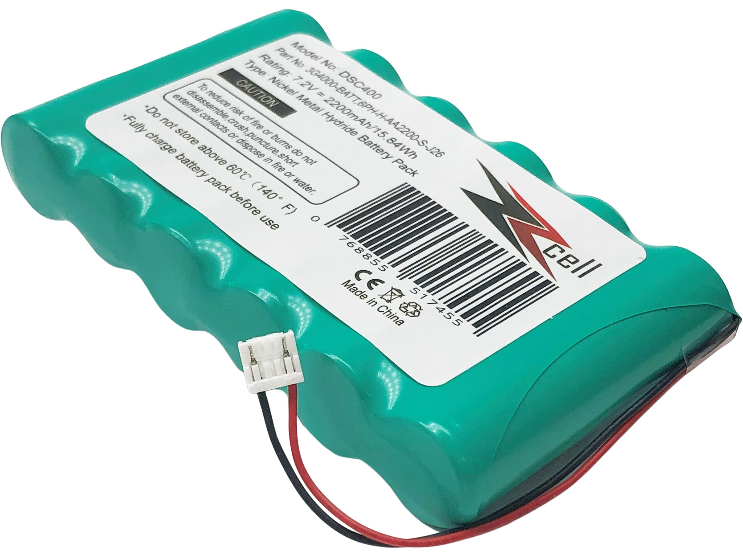 Zzcell Battery Replacement For Dsc 3G4000 Batt 6Ph H Aa2200 S J26 Dsc 3G4000 Cellular Communicato Alarm System 7.2V 2200Mah