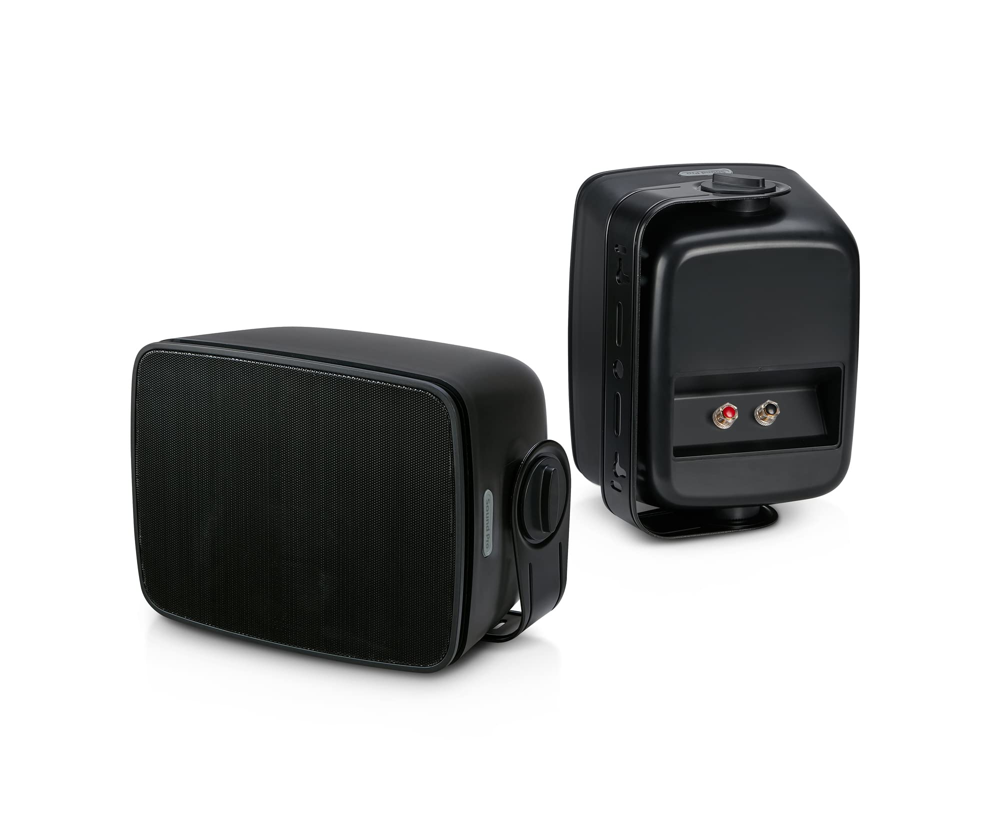 Sound Pro Sps 1000 Bk Dual Bluetooth Indoor & Outdoor Loudspeaker Pair Black